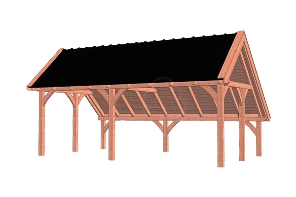 Trendhout Douglas Kapschuur De Hoeve XL 700 x 440 cm - Afbeelding 1