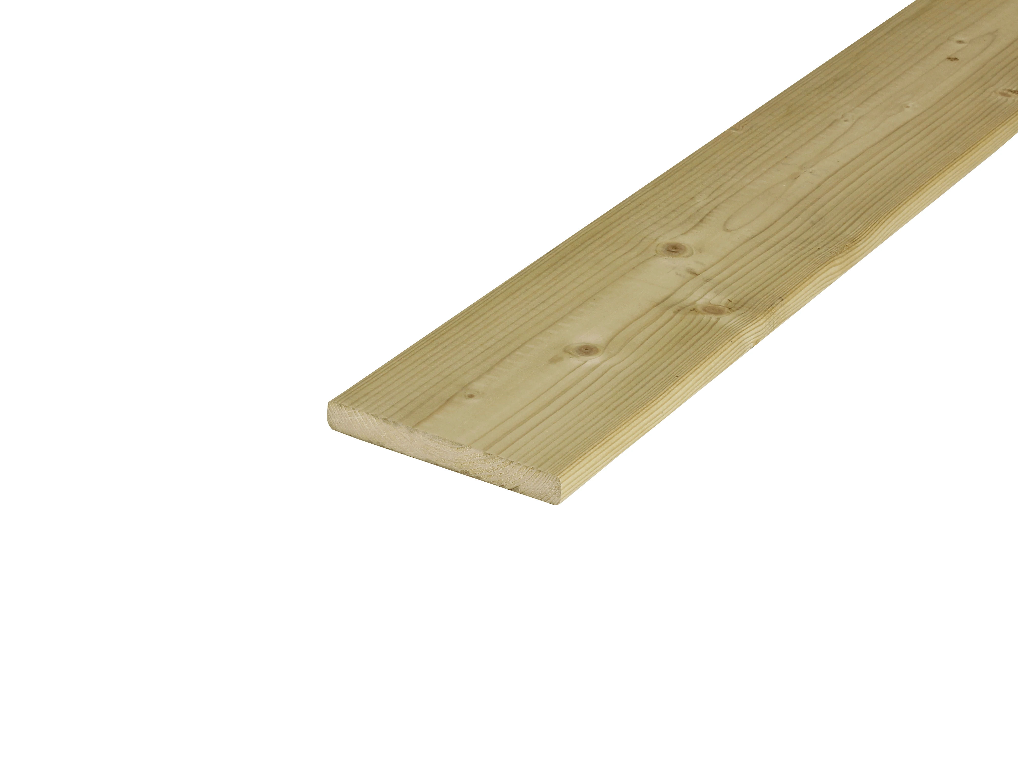 Vuren Plank 1.8 x 14.5 cm (18 x 145 mm) Geschaafd Geïmpregneerd - Lengte 480 cm - Afbeelding 3