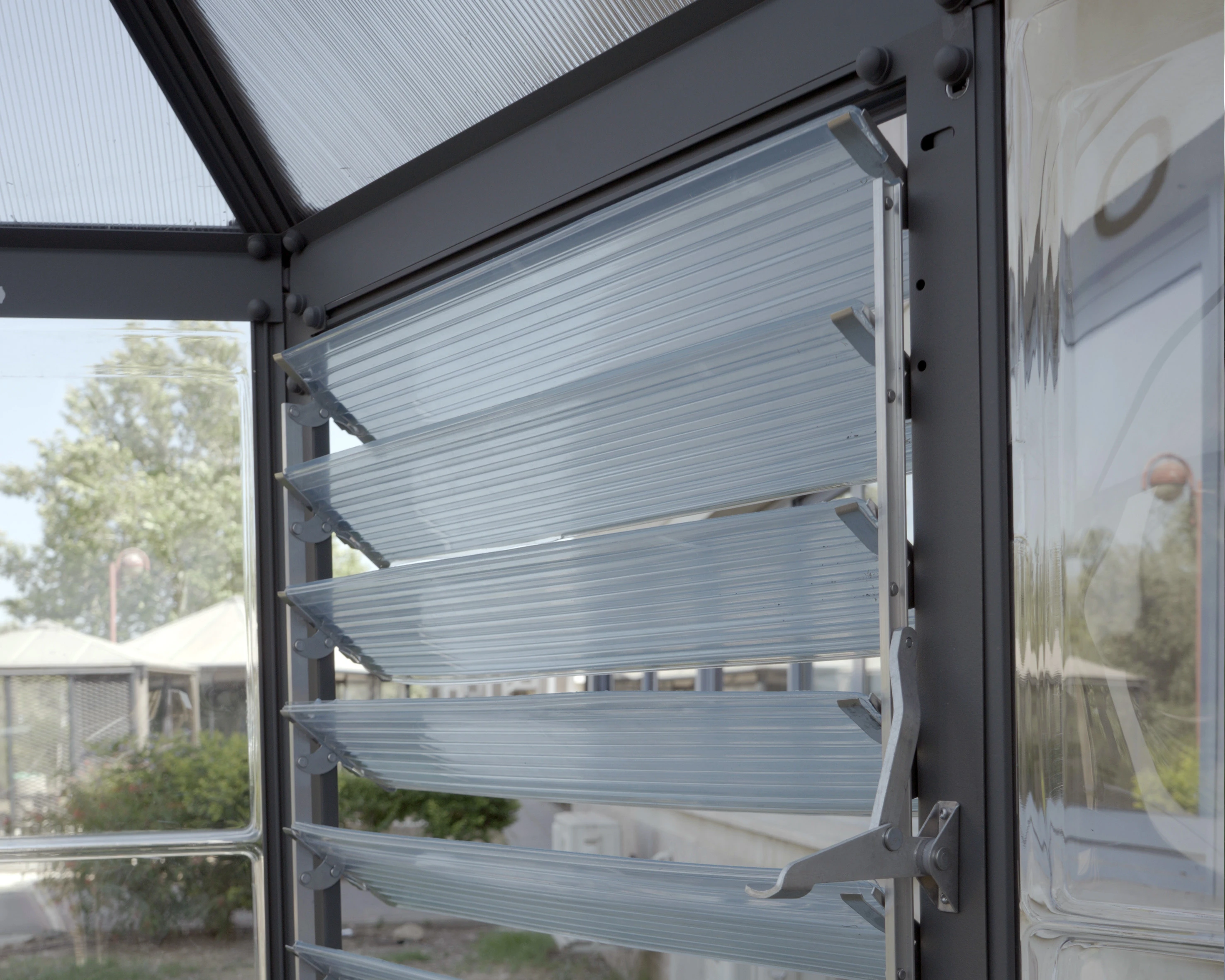 Palram Canopia Tuinkas Oasis 363 cm Antraciet - Afbeelding 8