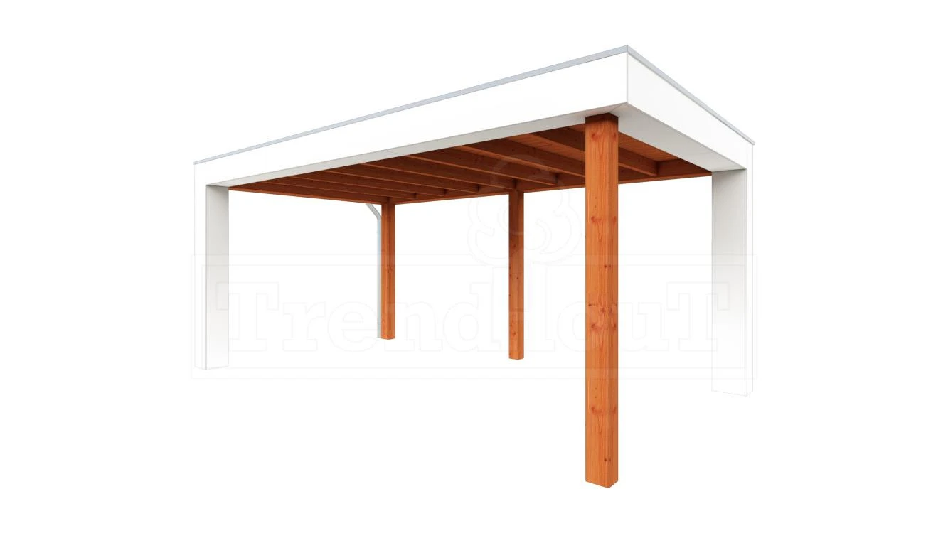 Trendhout Douglas Overkapping Verona Links 520 x 335 cm - Afbeelding 1