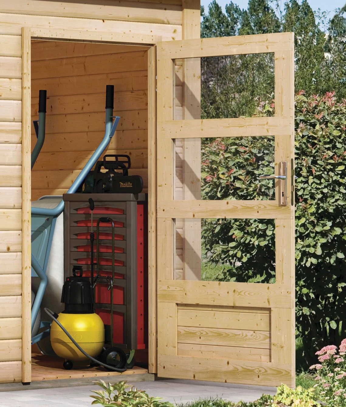 Karibu Tuinhuis Schönbuch 2 458 x 302 cm - Afbeelding 8