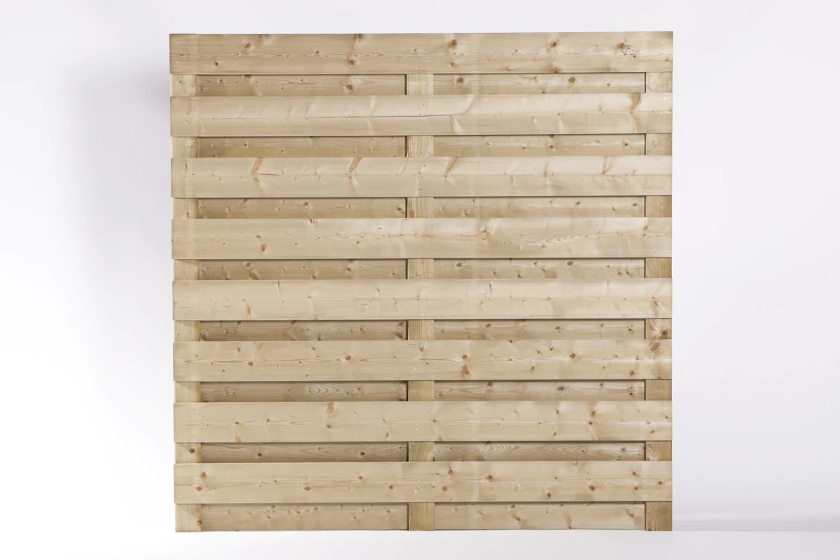 Vuren Plank 1.8 x 14.5 cm (18 x 145 mm) Geschaafd Groen Geïmpregneerd - Lengte 300 cm - Afbeelding 3