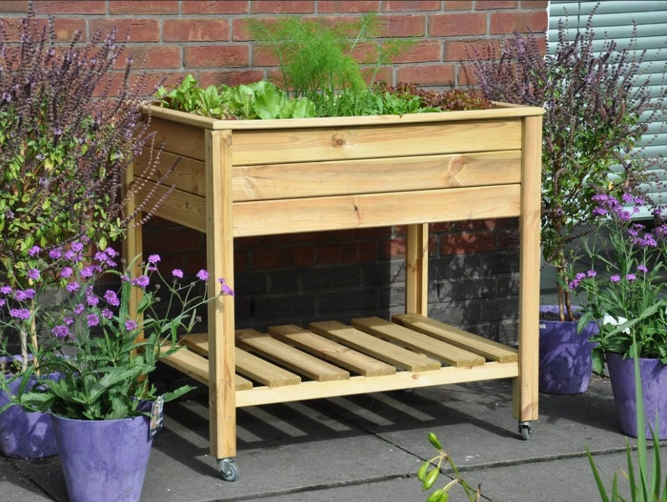 Royal Well Broeikas Planter-On-Wheels 70 x 100 cm - Afbeelding 1