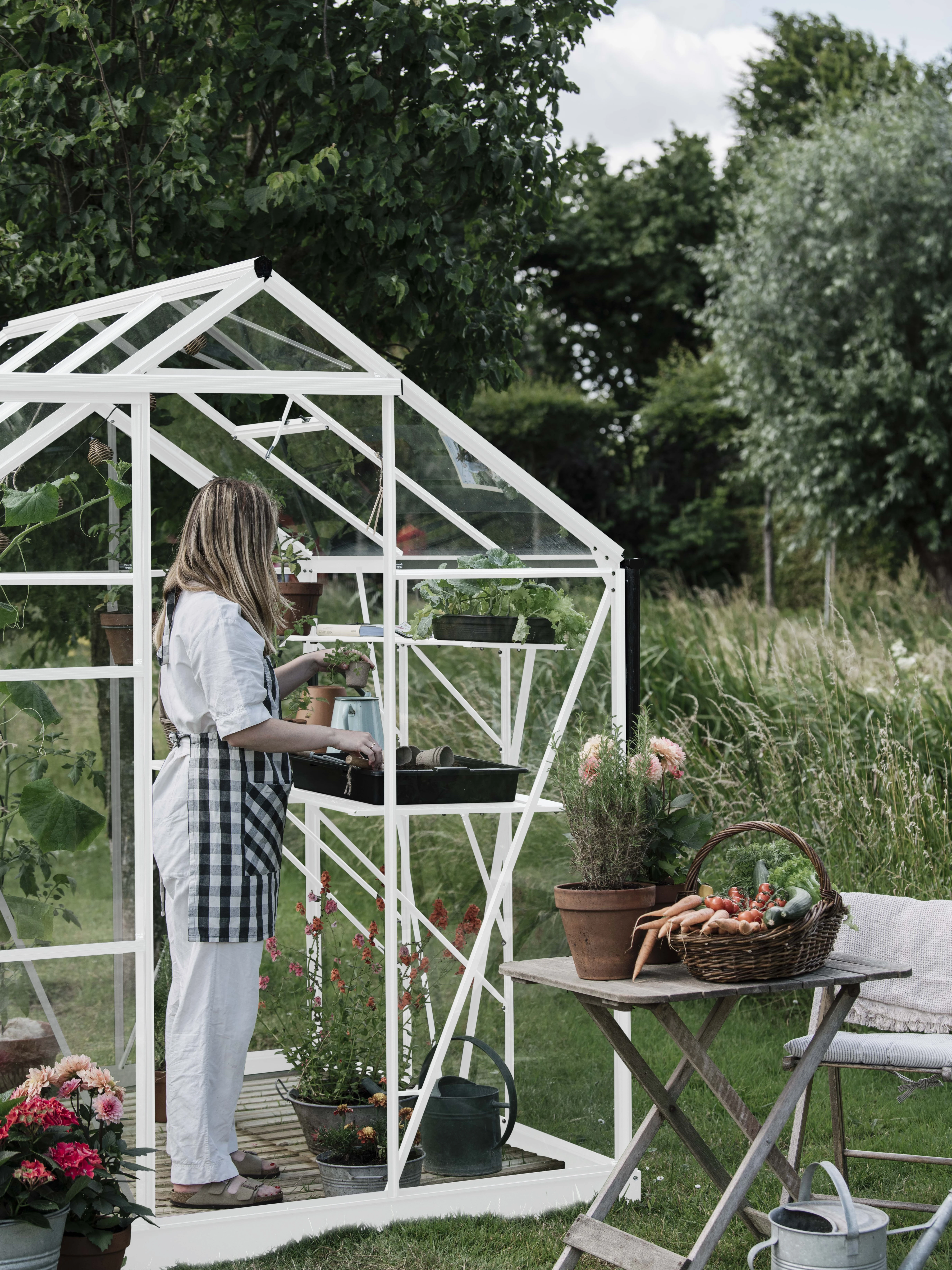 Royal Well Tuinkas Kate II Wit - Afbeelding 1