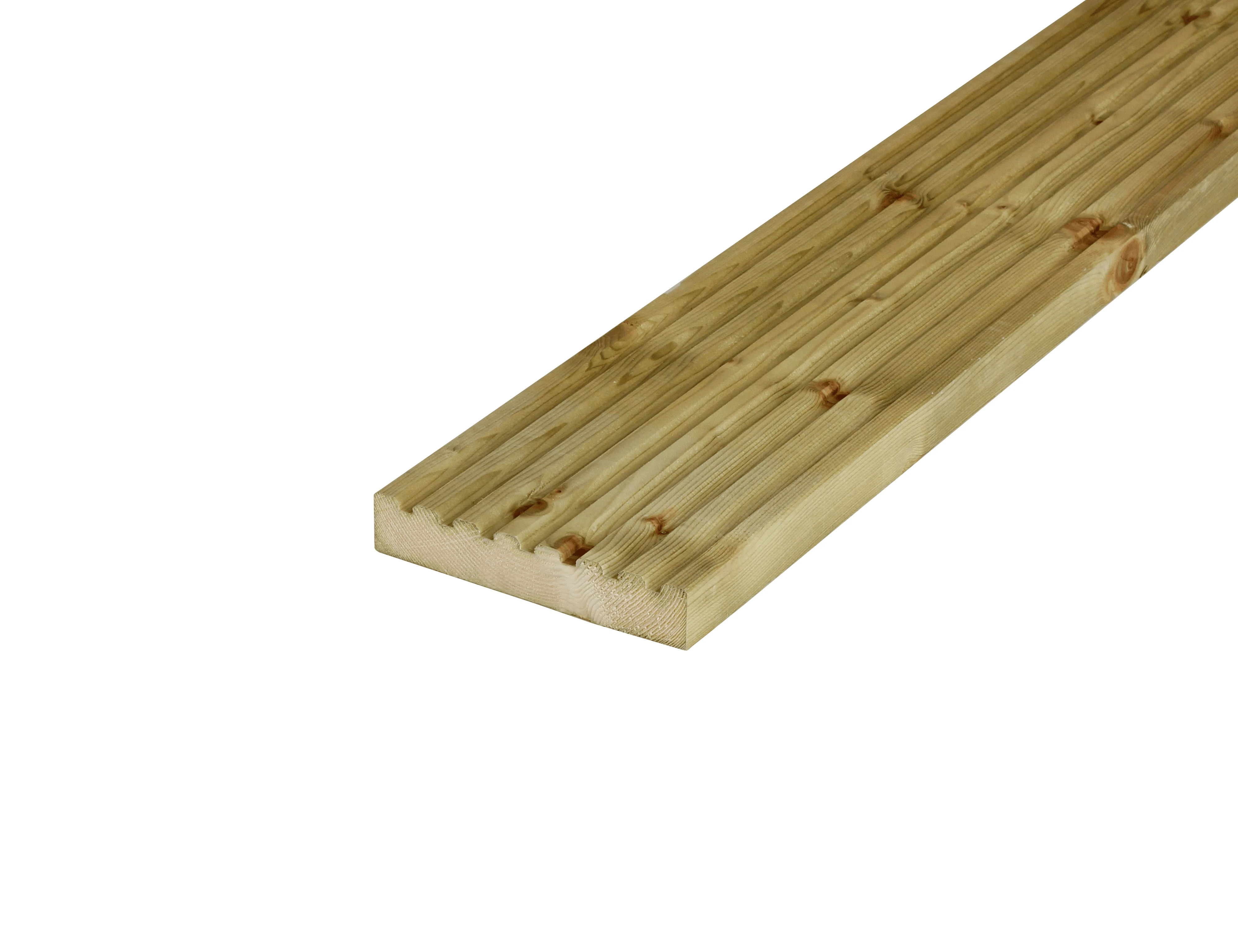 Vuren Vlonderplank/Dekdeel 2.8 x 14.5 cm (28 x 145 mm) Groen Geïmpregneerd - Lengte 300 cm - Afbeelding 4