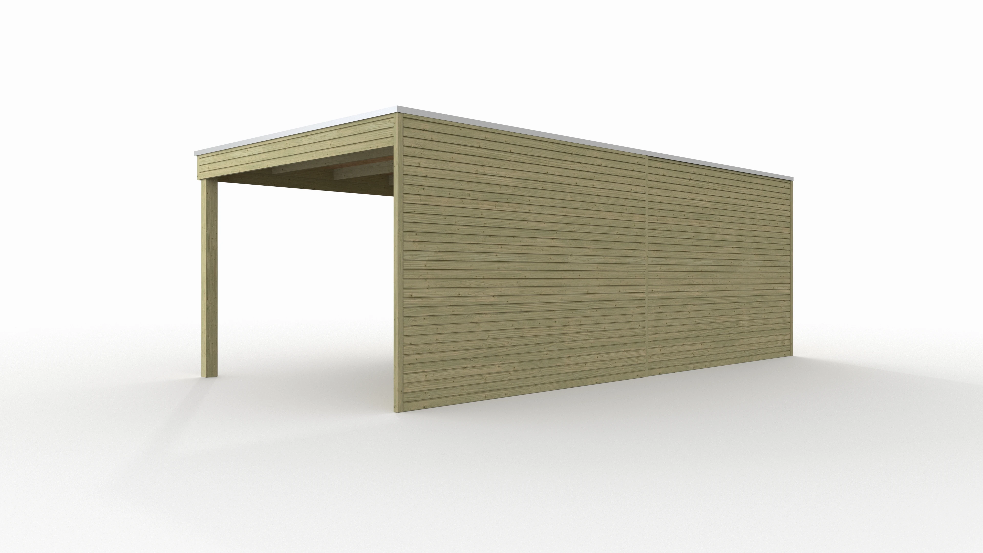 Woodlands Blokhut QBS Groen Geïmpregneerd 600 x 300 cm - Afbeelding 5