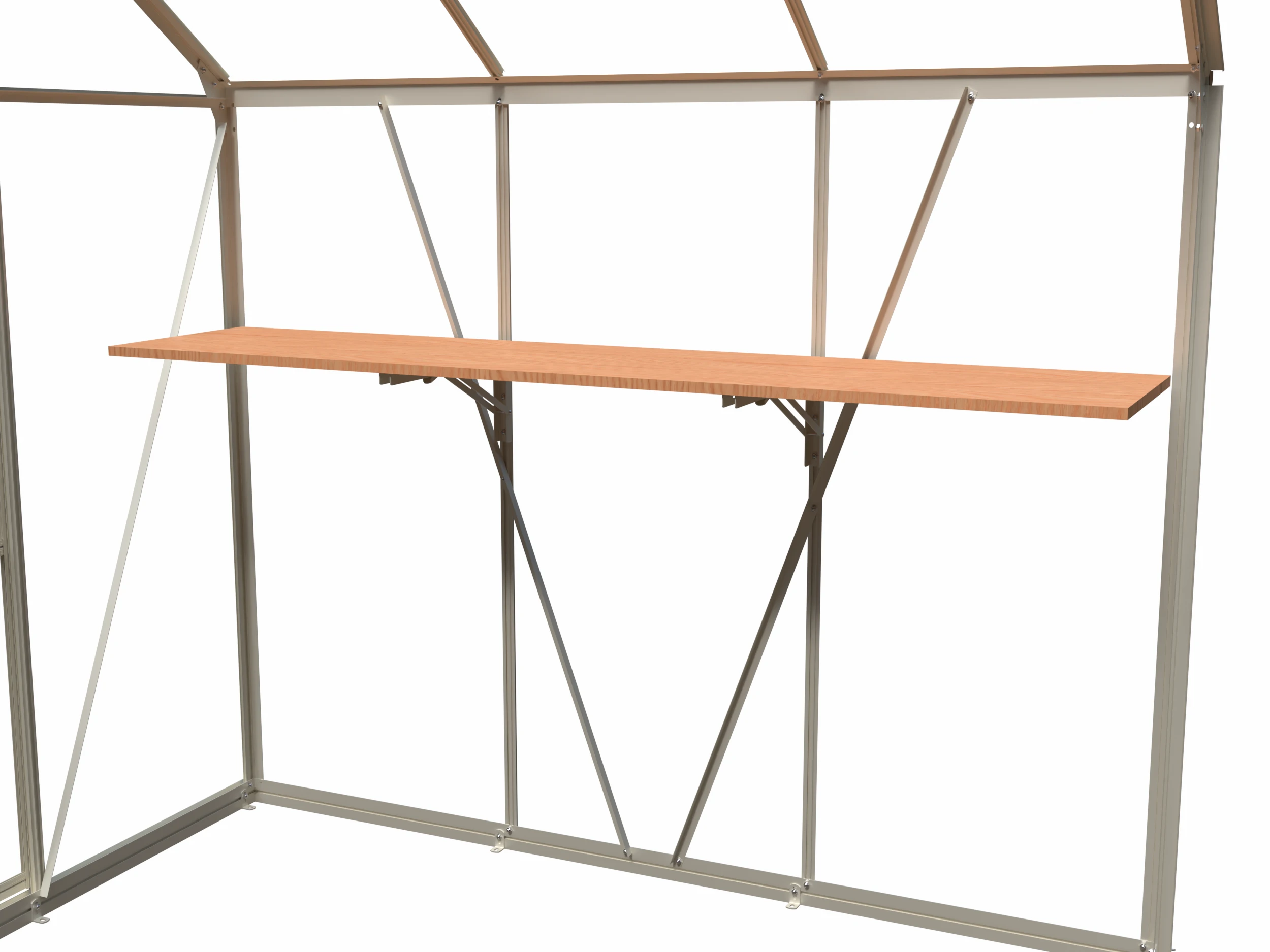 Royal Well Opklapbare Steun Wit - Afbeelding 1