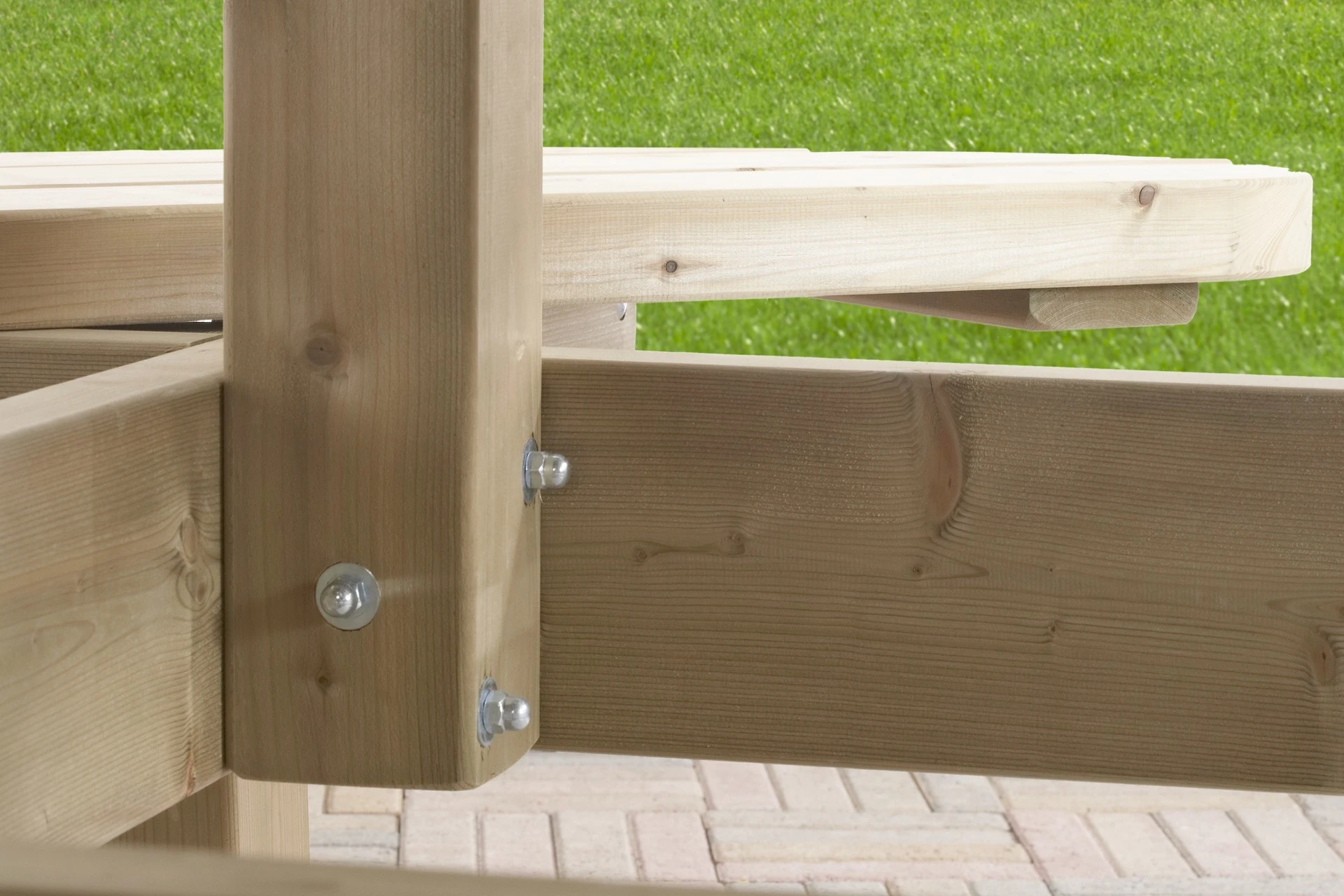 Talen Picknicktafel Rond 210 cm 45 mm - Afbeelding 6