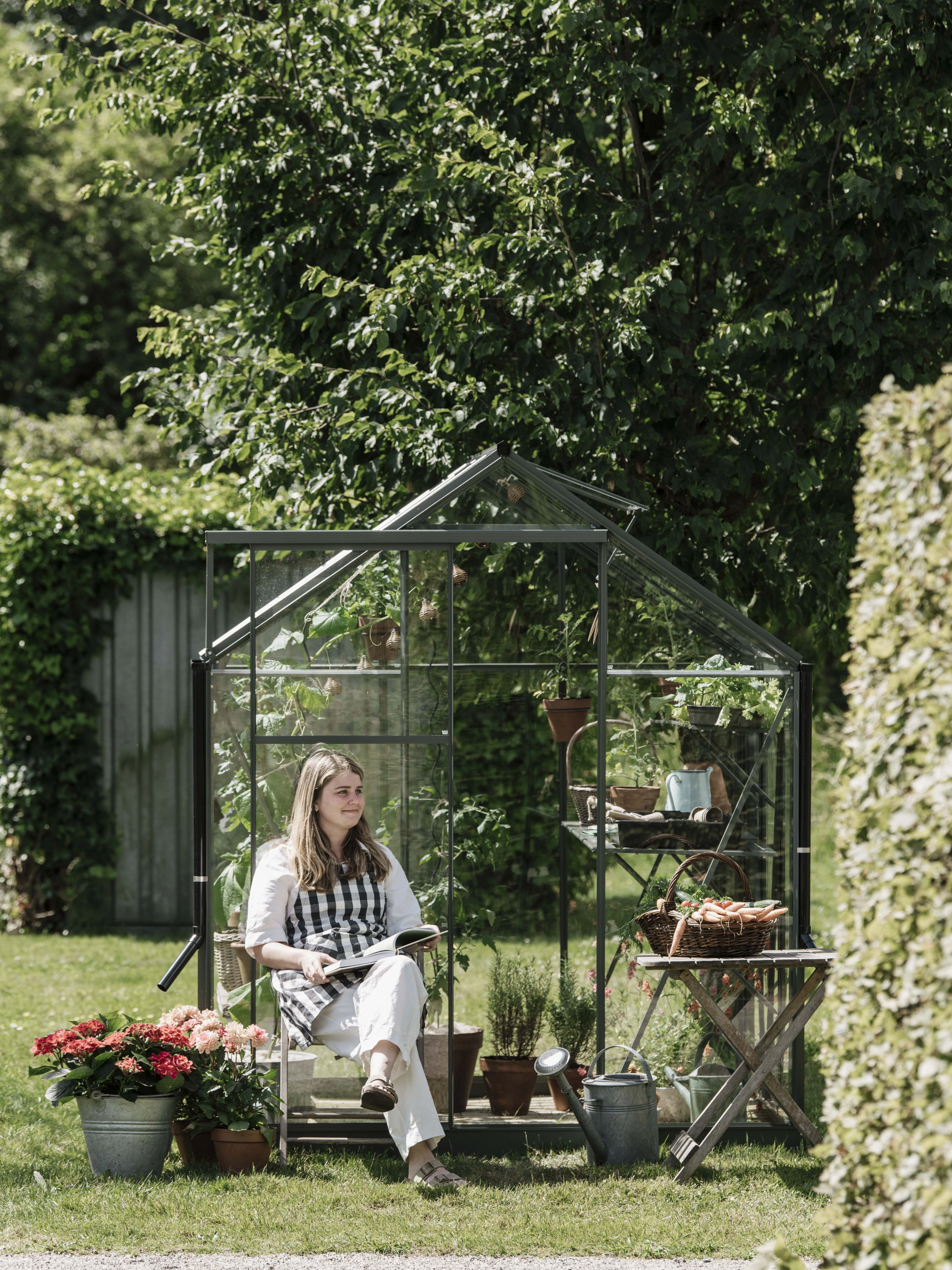 Royal Well Tuinkas Kate III 192 x 314 cm Groengrijs - Afbeelding 1