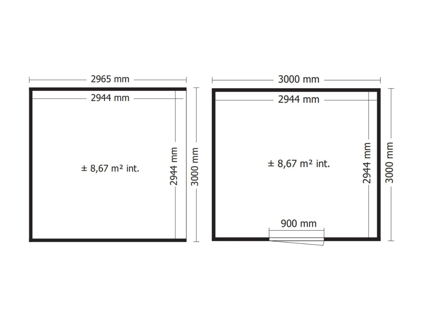 Woodlands Blokhut QB Groen Geïmpregneerd 600 x 300 cm - Afbeelding 9