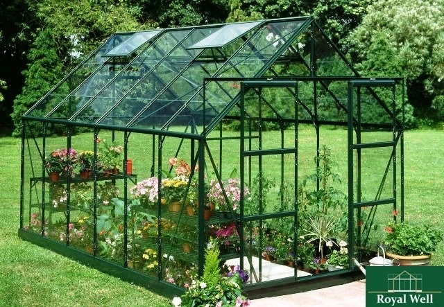 Royal Well Tuinkas Magnum 128 Tuinderglas Zwart Gecoat - Afbeelding 3