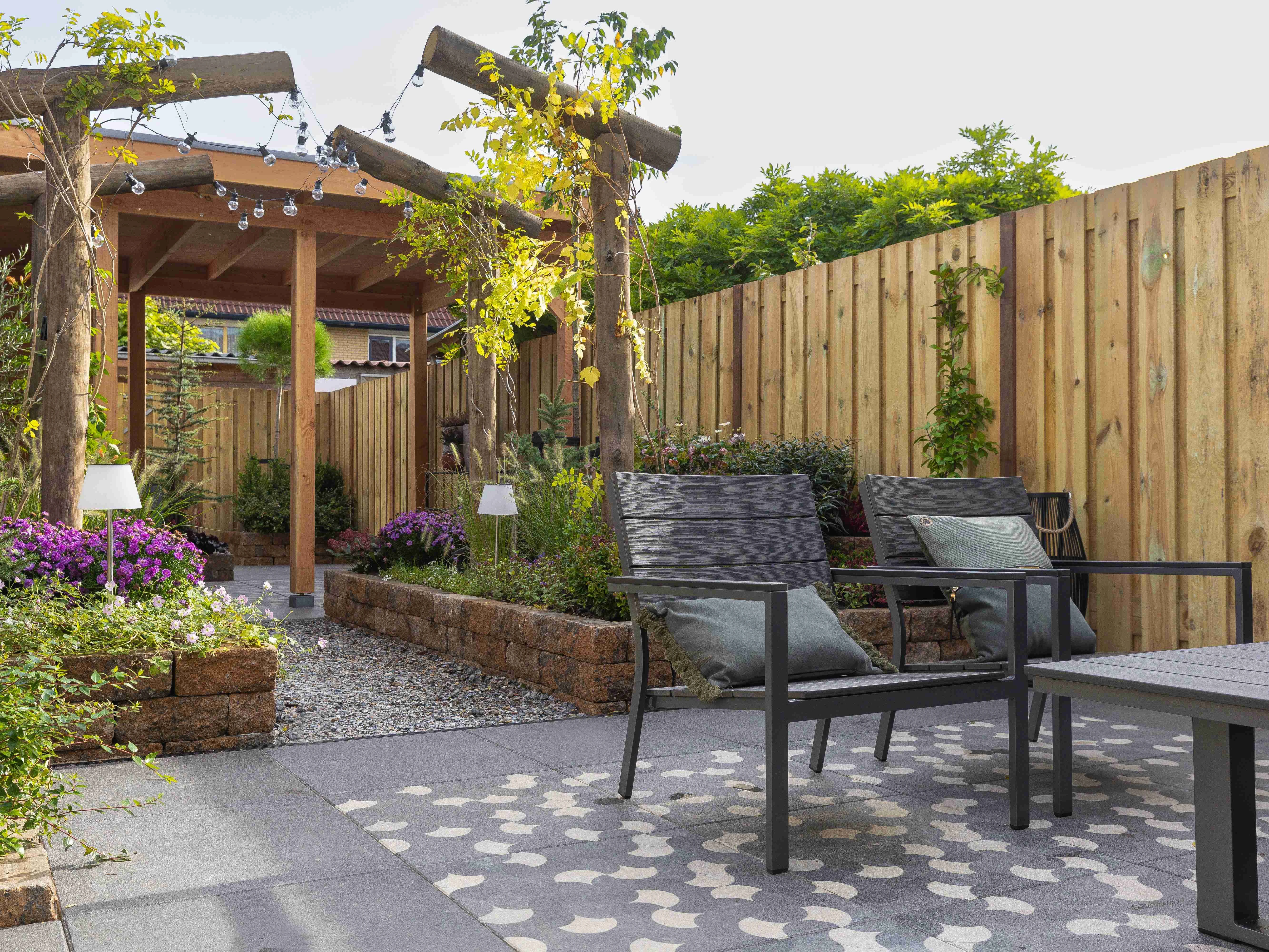 Grenen Schutting 21-Planks Geschaafd Groen Geïmpregneerd 180 x 180 cm - Afbeelding 7