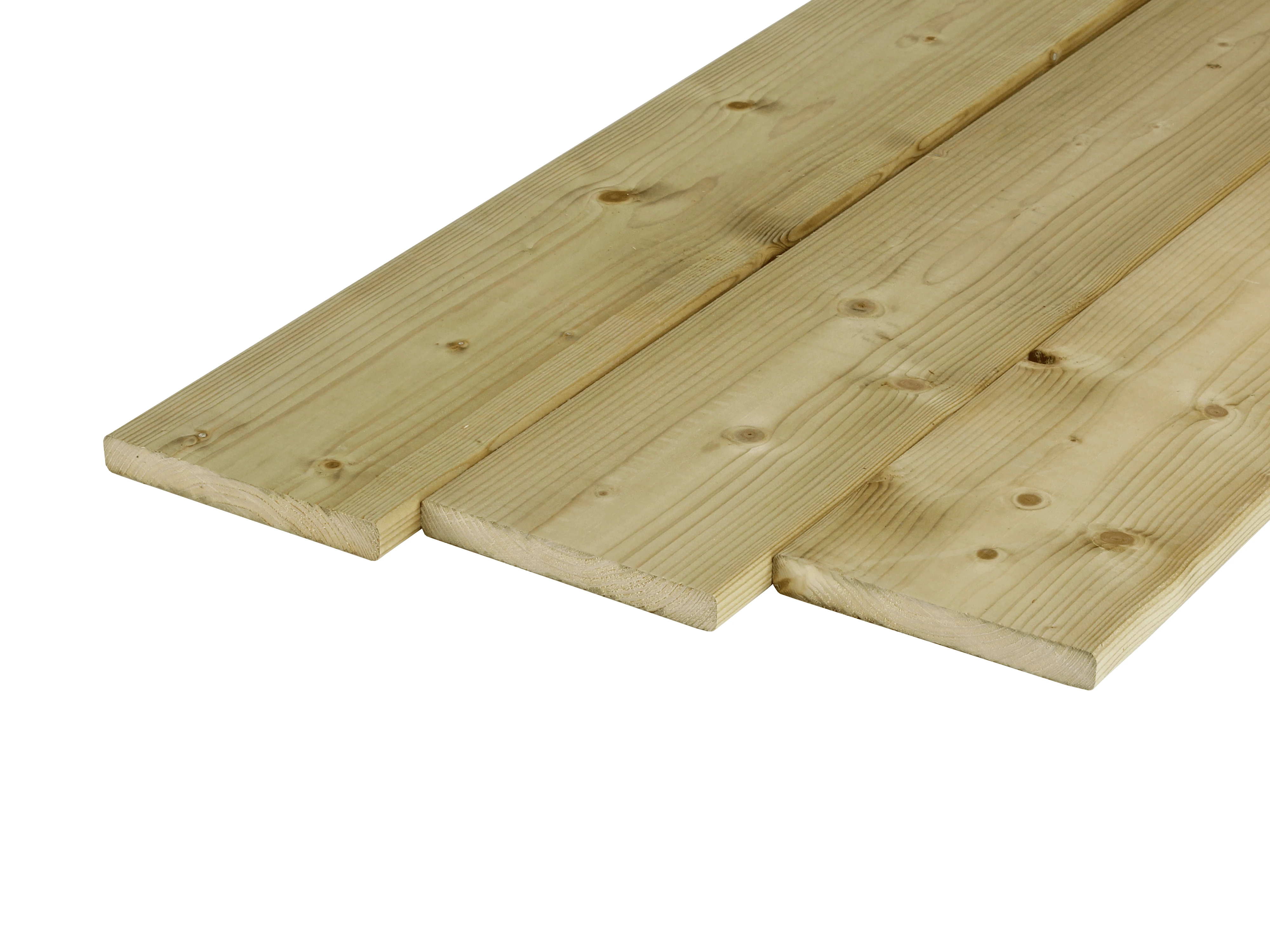 Vuren Plank 1.8 x 14.5 cm (18 x 145 mm) Geschaafd Geïmpregneerd - Lengte 300 cm - Afbeelding 5