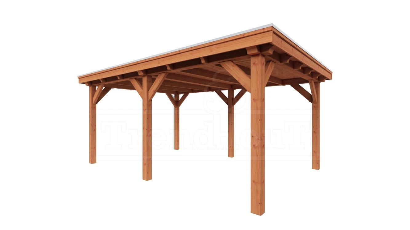 Trendhout Douglas Overkapping Siena 535 x 415 cm - Afbeelding 1