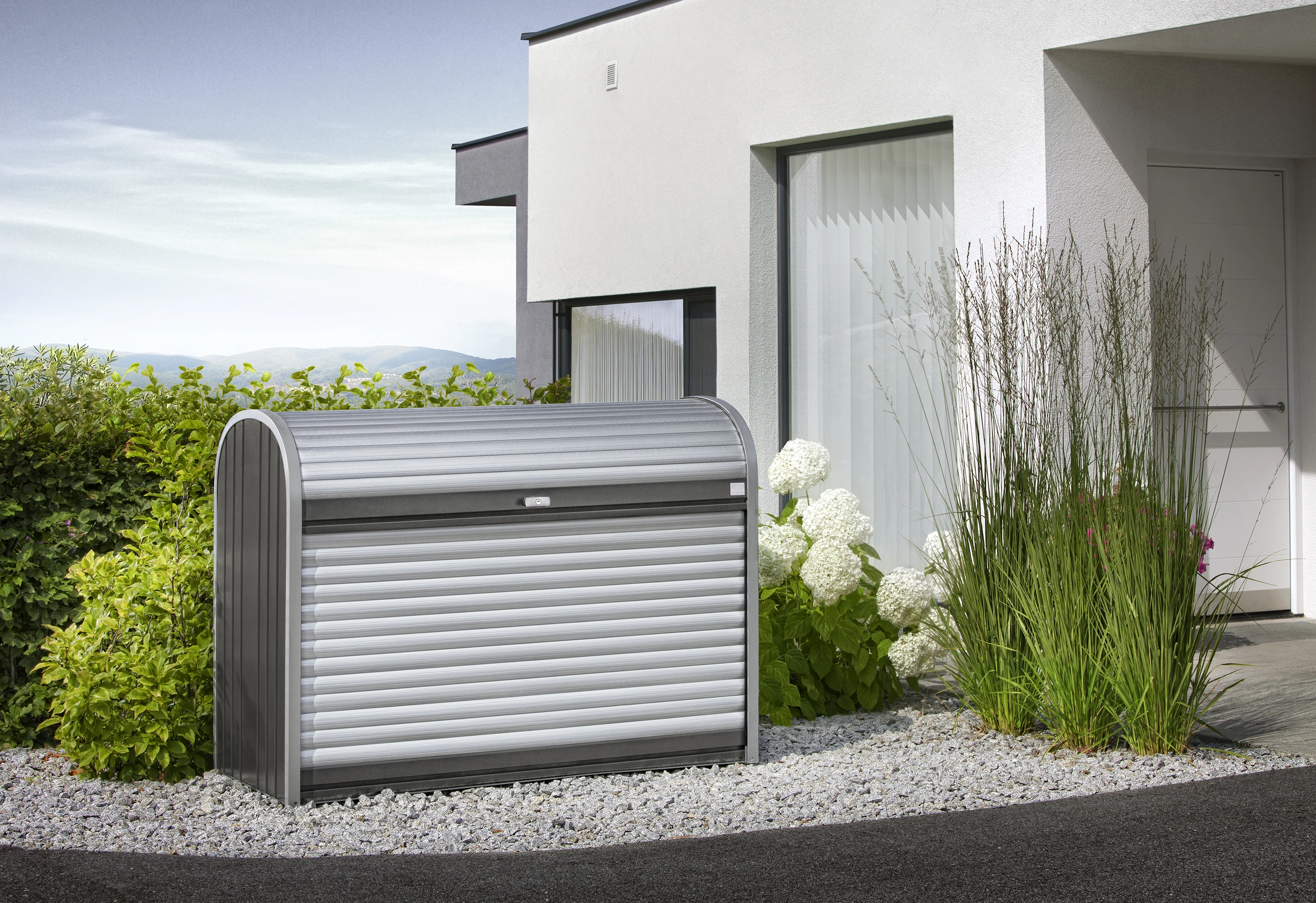 Biohort StoreMax Kwartsgrijs, 190 x 97 x 136 cm - Afbeelding 1