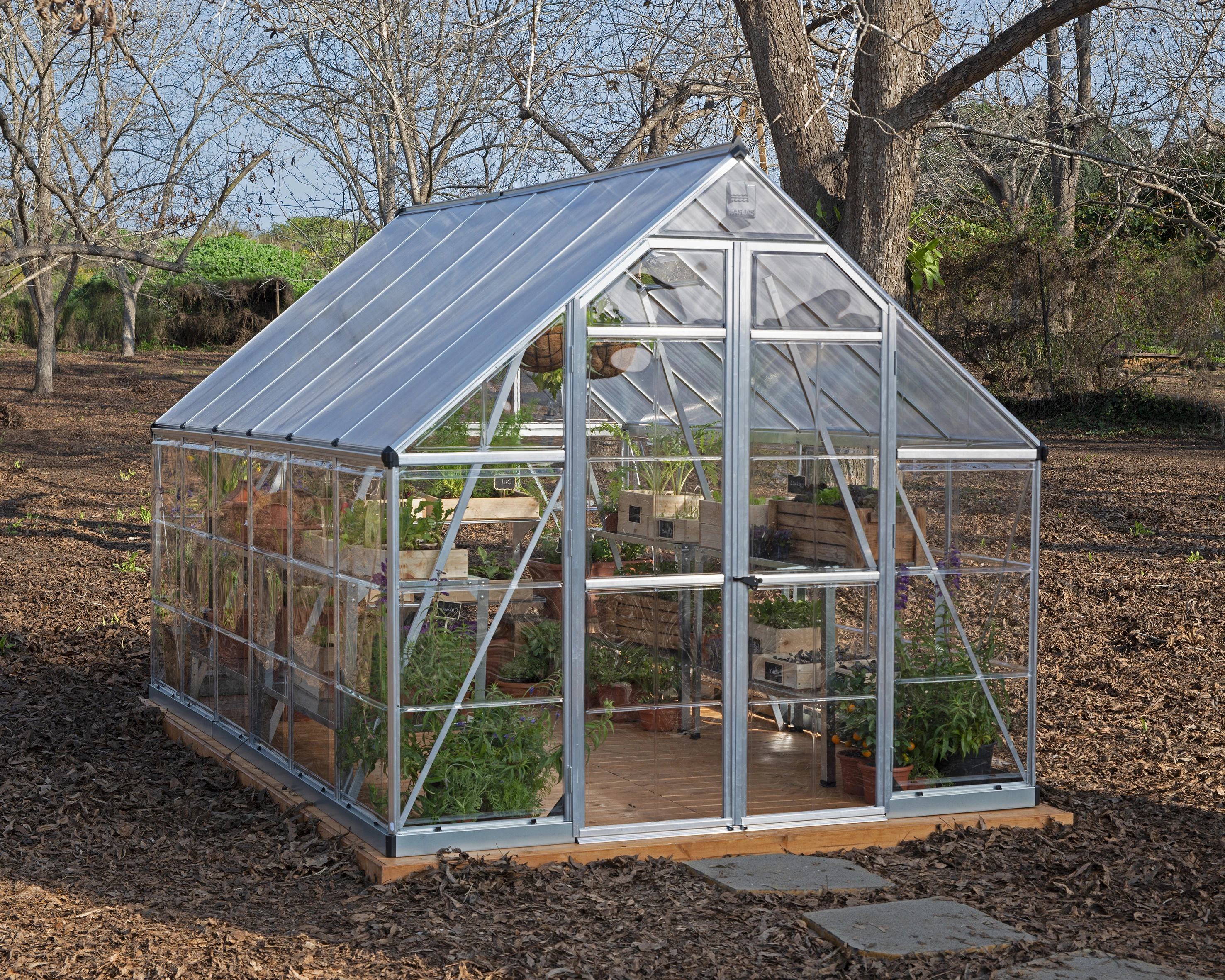 Palram Canopia Tuinkas Balance 244 x 367 cm Zilver - Afbeelding 8