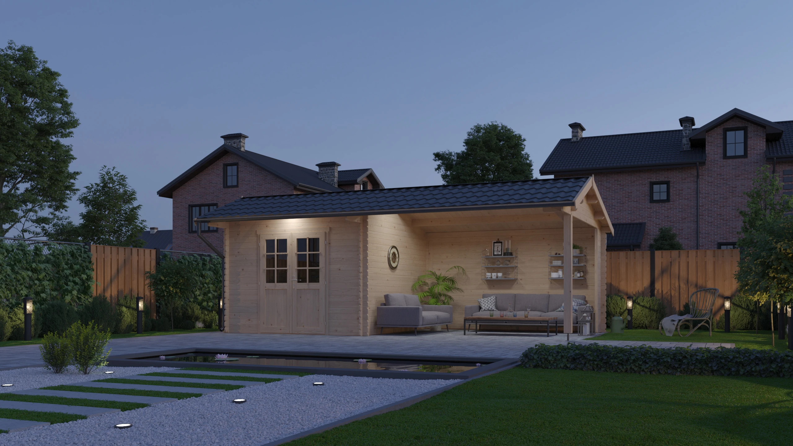 Outdoor Life Blokhut Maribel 680 x 300 cm - Afbeelding 5