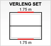 PVC Dakgoot Zadeldak E100 Verlengstuk Antraciet - Lengte 175 cm - Afbeelding 3