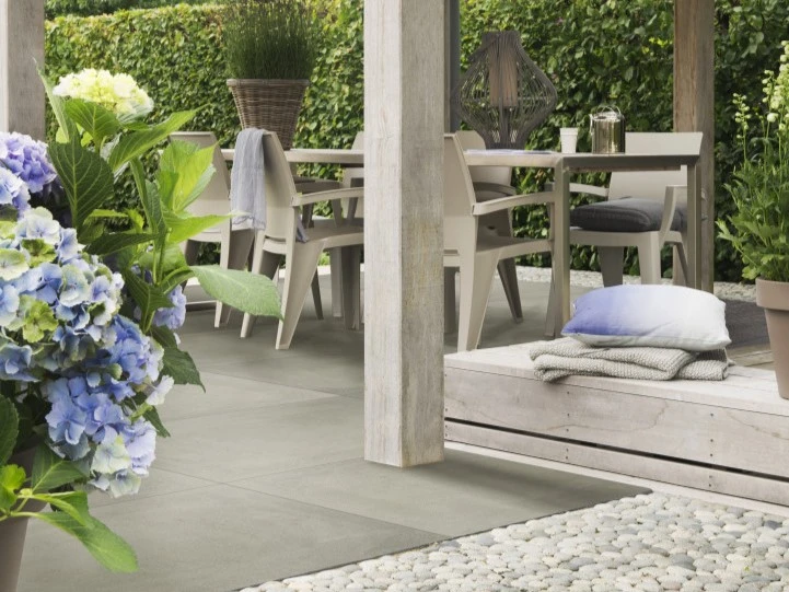 Keramische Tegel Kera Twice Cerabeton Cendre 60 x 60 x 5 cm - Afbeelding 2