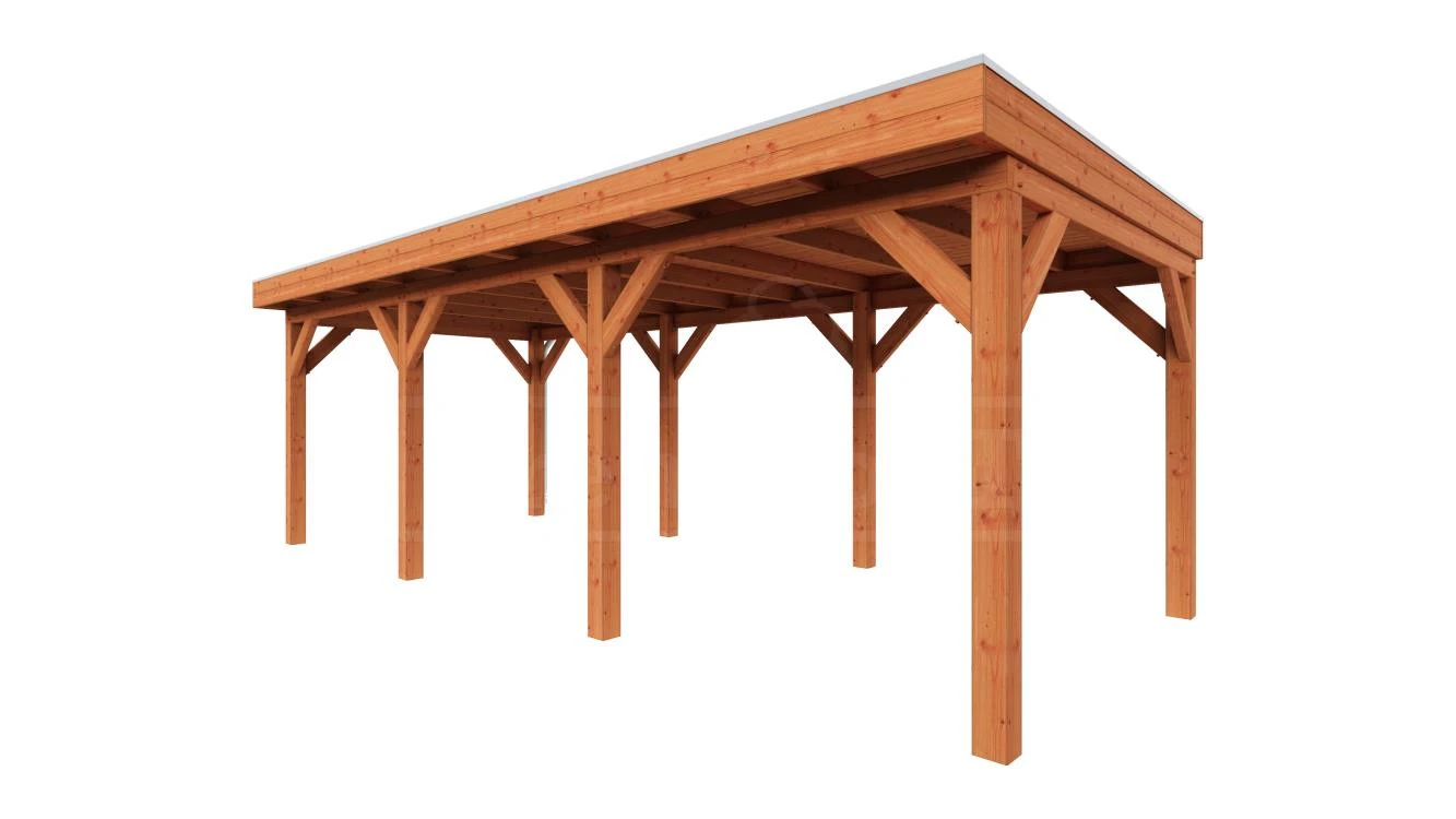 Trendhout Douglas Overkapping Refter 735 x 340 cm - Afbeelding 1