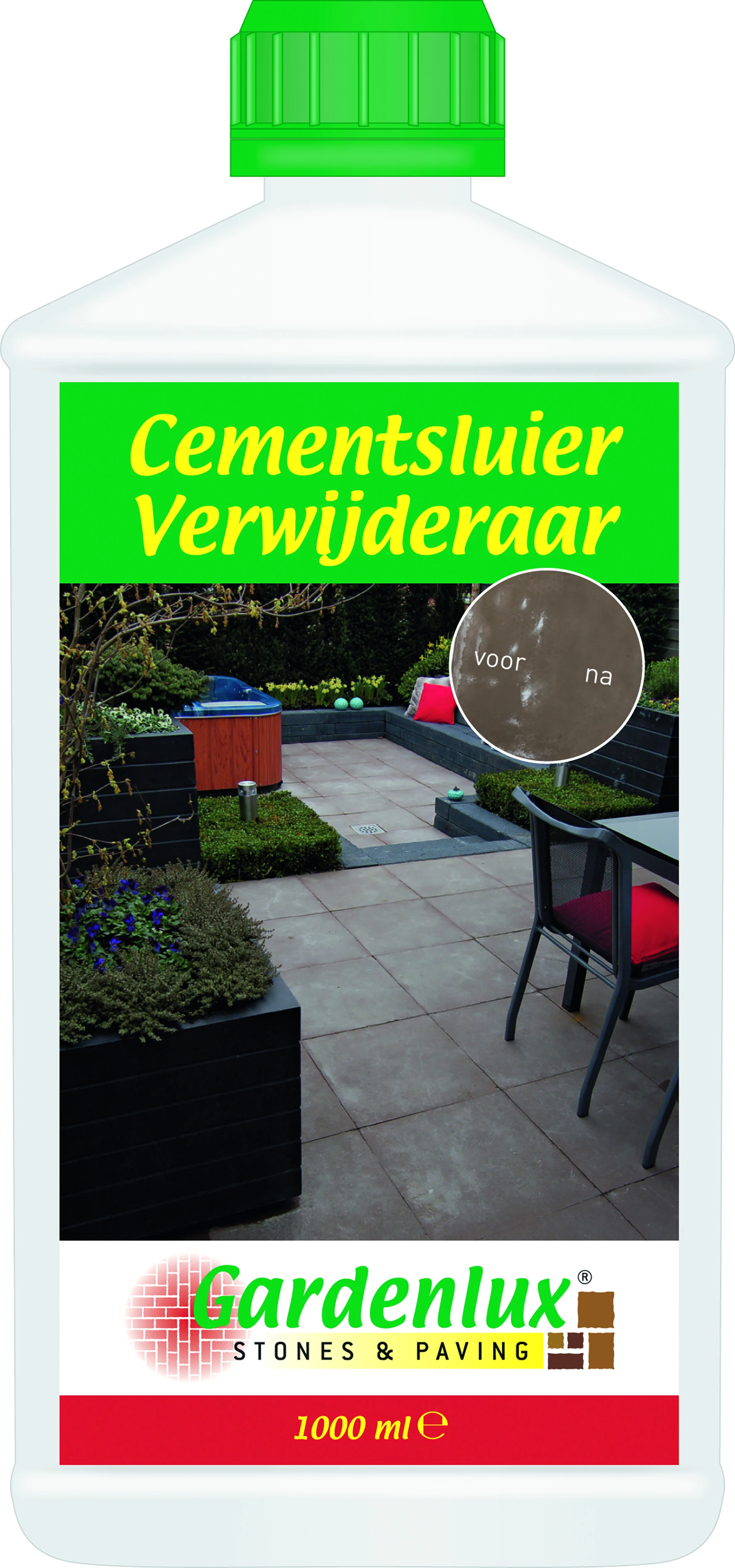 Gardenlux Cementsluier Verwijderaar 1 liter - Afbeelding 1