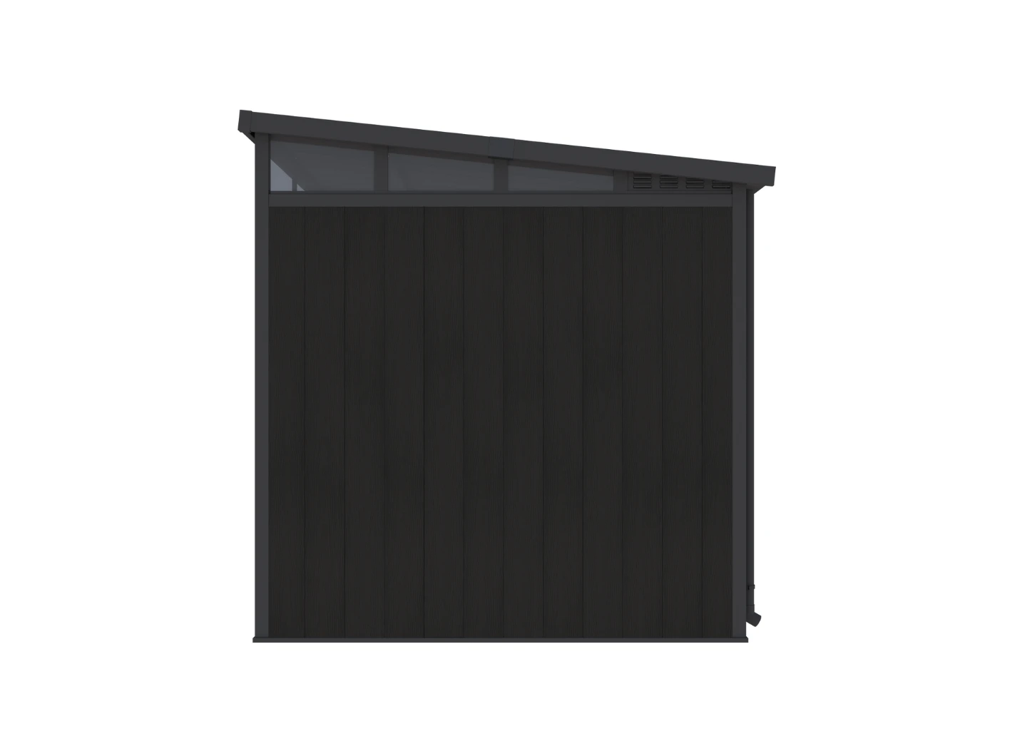 Blokhut Composiet Modern Donkergrijs 215 x 215 cm - Afbeelding 5