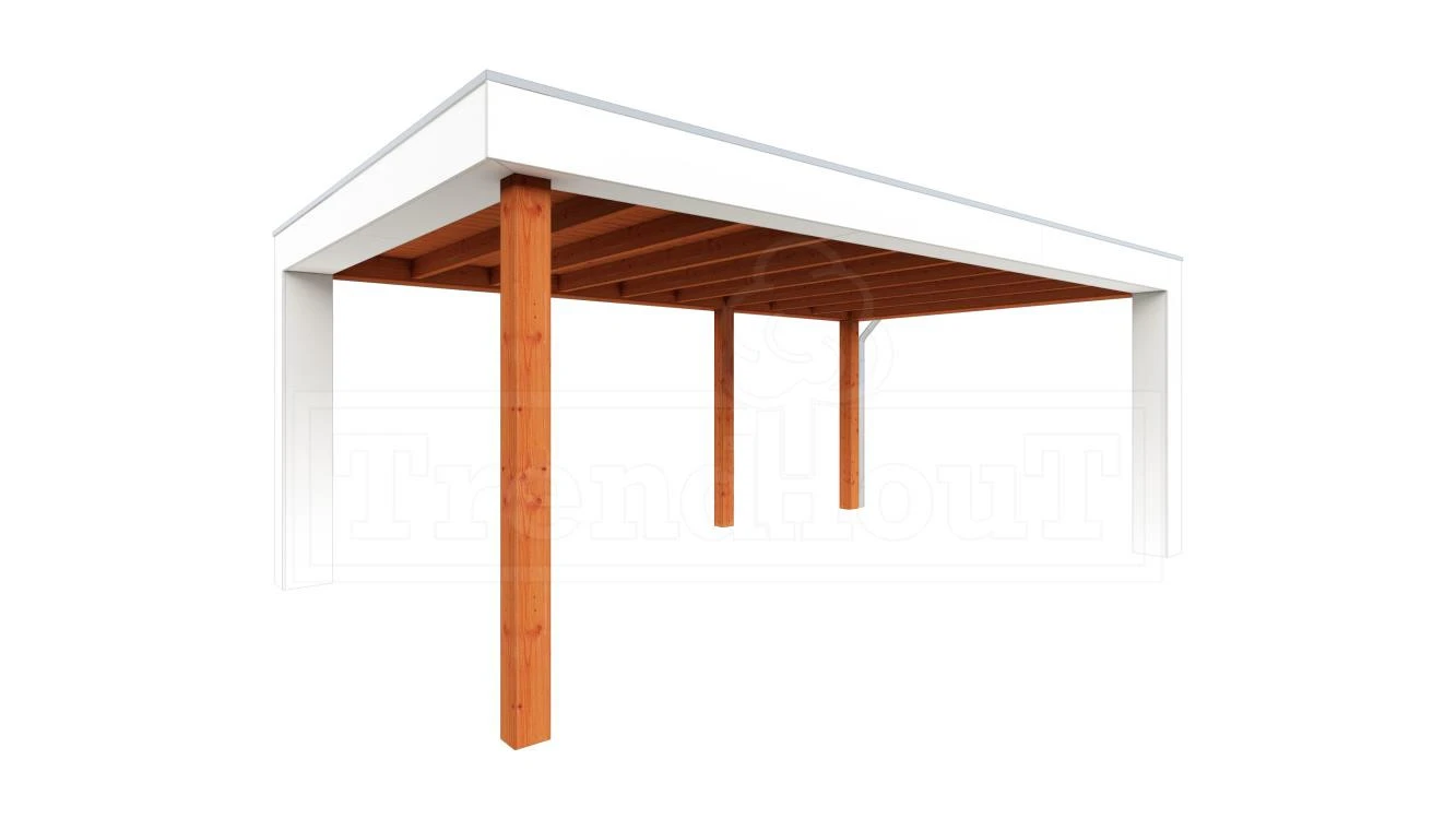 Trendhout Douglas Overkapping Verona Rechts 575 x 400 cm - Afbeelding 1