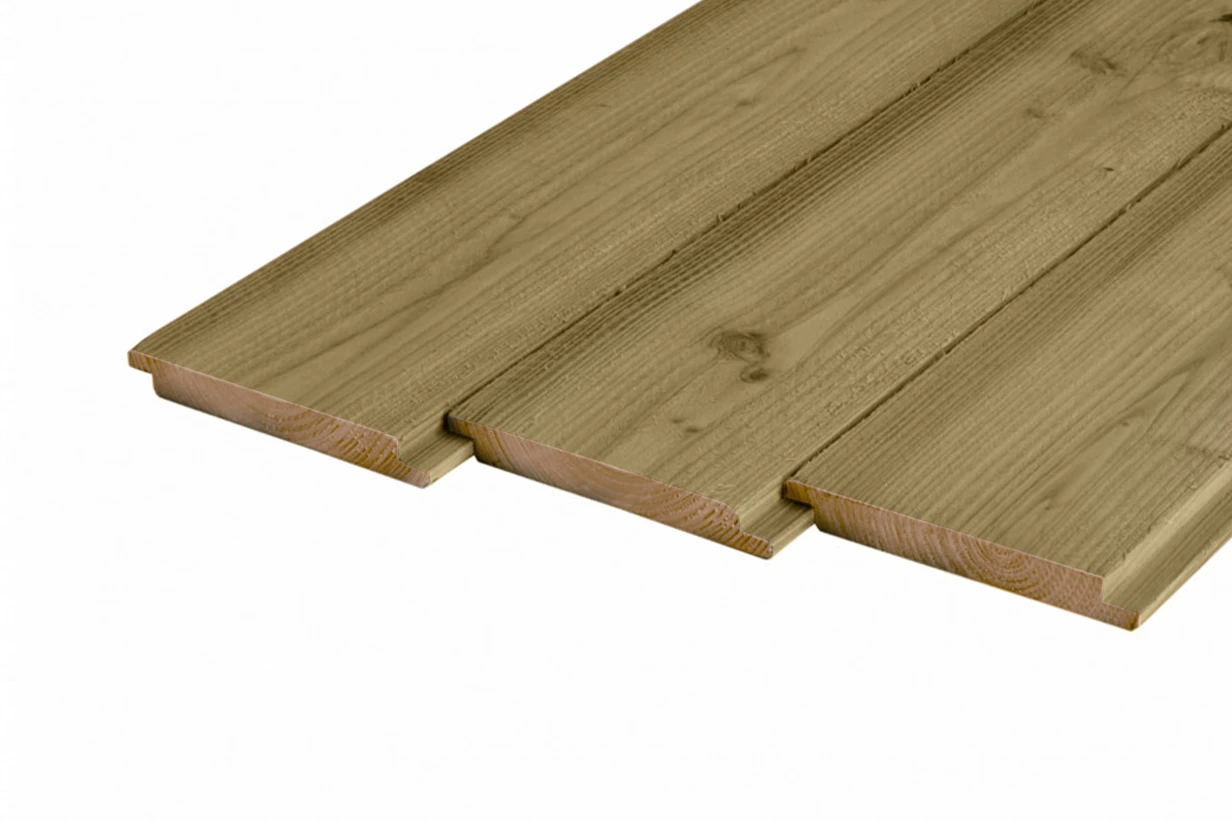 Douglas Halfhoutsrabat 1.8 x 15 cm (18 x 150 mm) Geschaafd Geïmpregneerd - Lengte 300 cm - Afbeelding 2