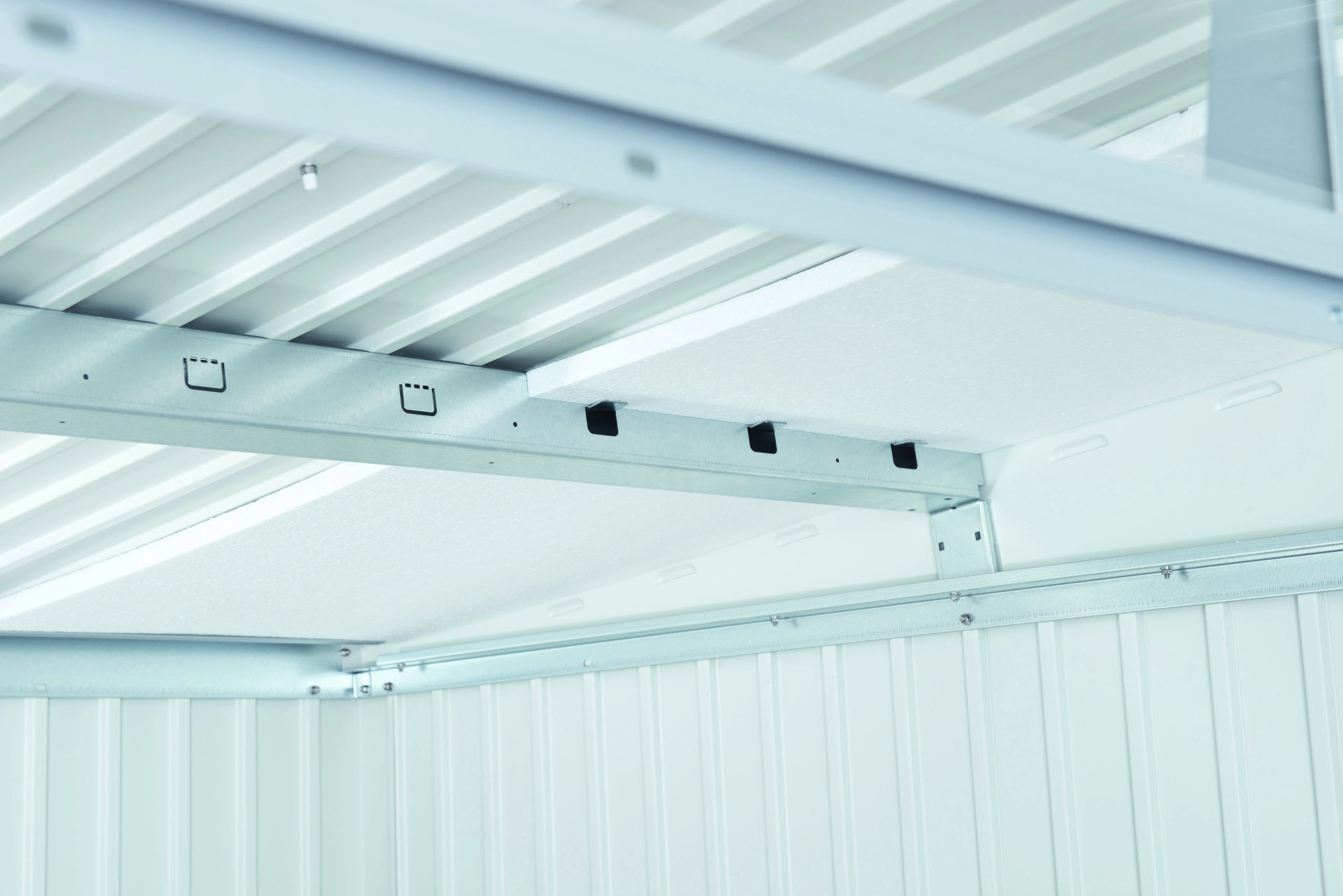 Biohort Berging Avantgarde Enkele Deur Zilver 180 x 260 x 218 cm - Afbeelding 9