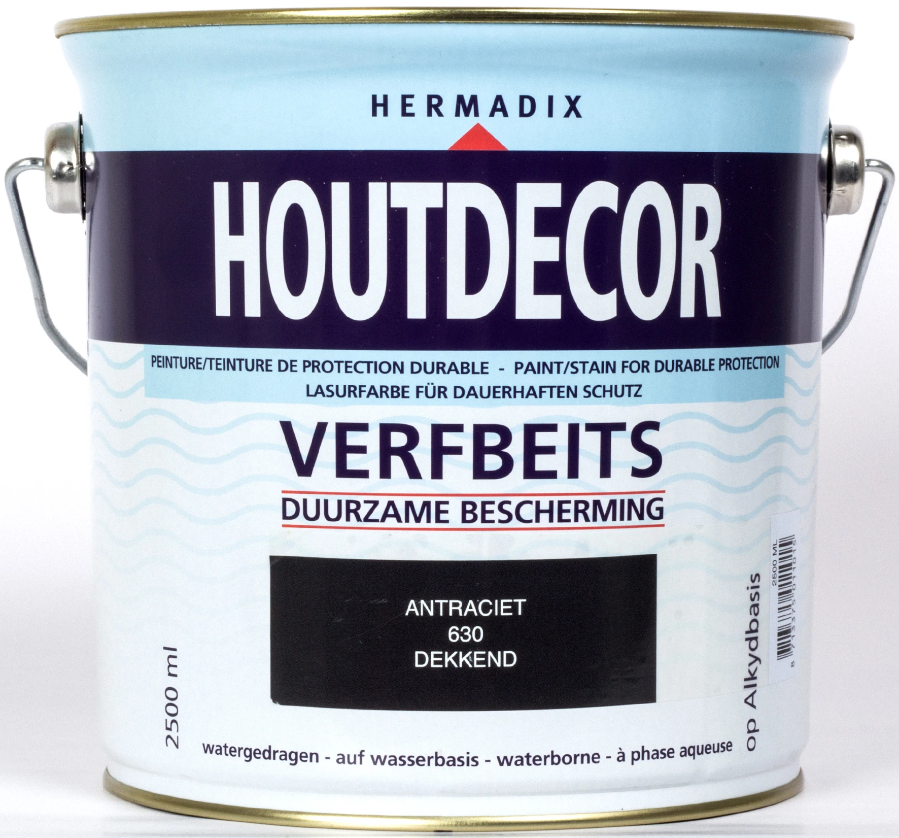 Hermadix Houtdecor 630 Antraciet 2,5 L - Afbeelding 1