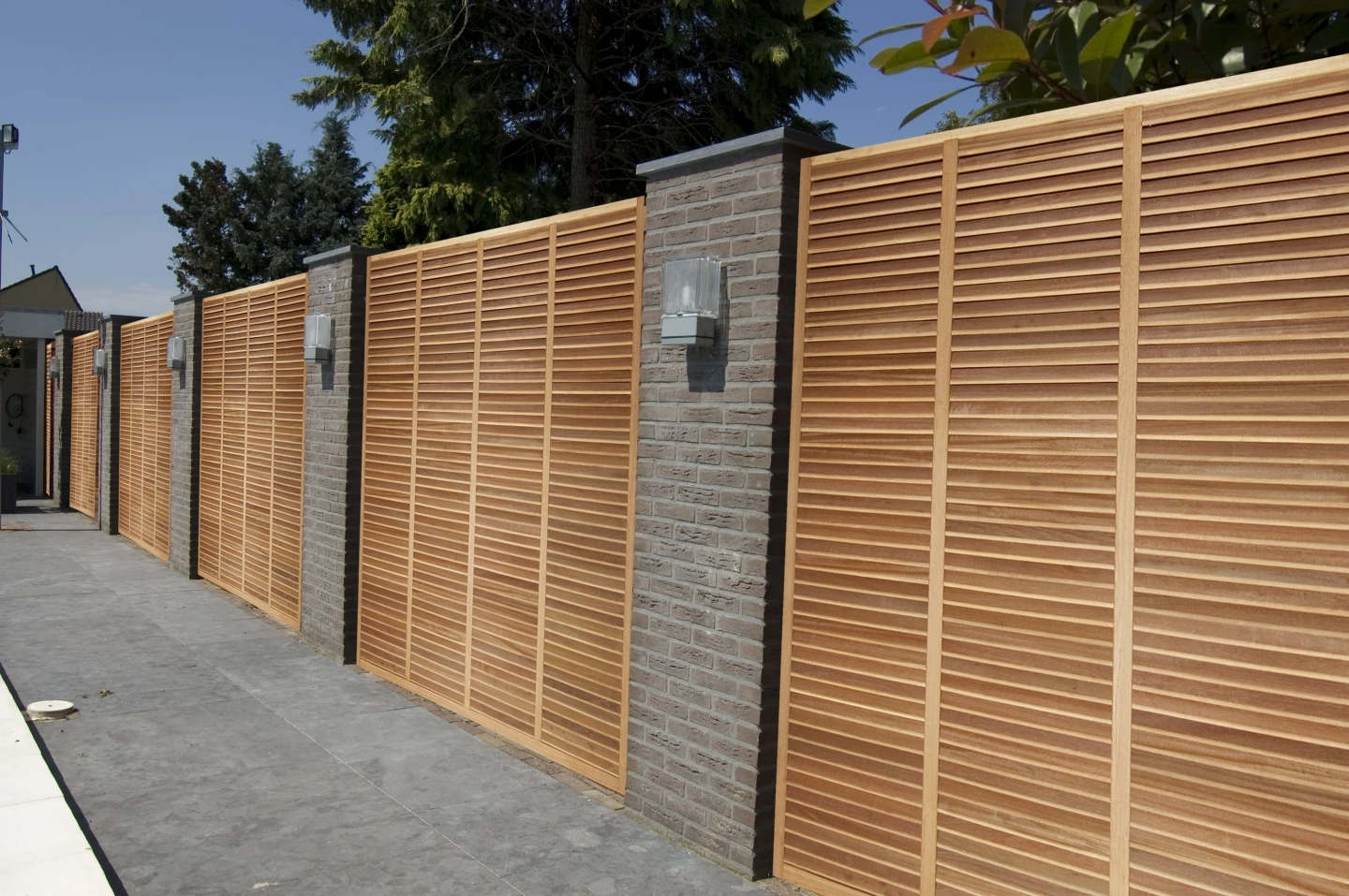 Hardhout Schutting Louvre 180 x 180 cm - Afbeelding 3