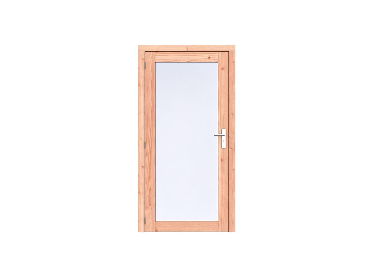 Douglas enkele deur volglas Prestige - 108 x 209 cm - Onbehandeld - Linksdraaiend - Afbeelding 1