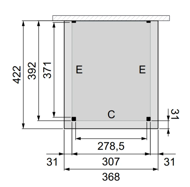 Hillhout Terrasoverkapping Excellent Vuren L 310 x 310 C4 - Afbeelding 2