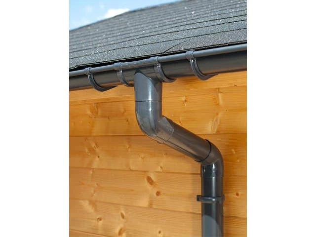 PVC Dakgoot Zeshoekig Dak GD16 Antraciet - Lengte 10.5 m - Afbeelding 5