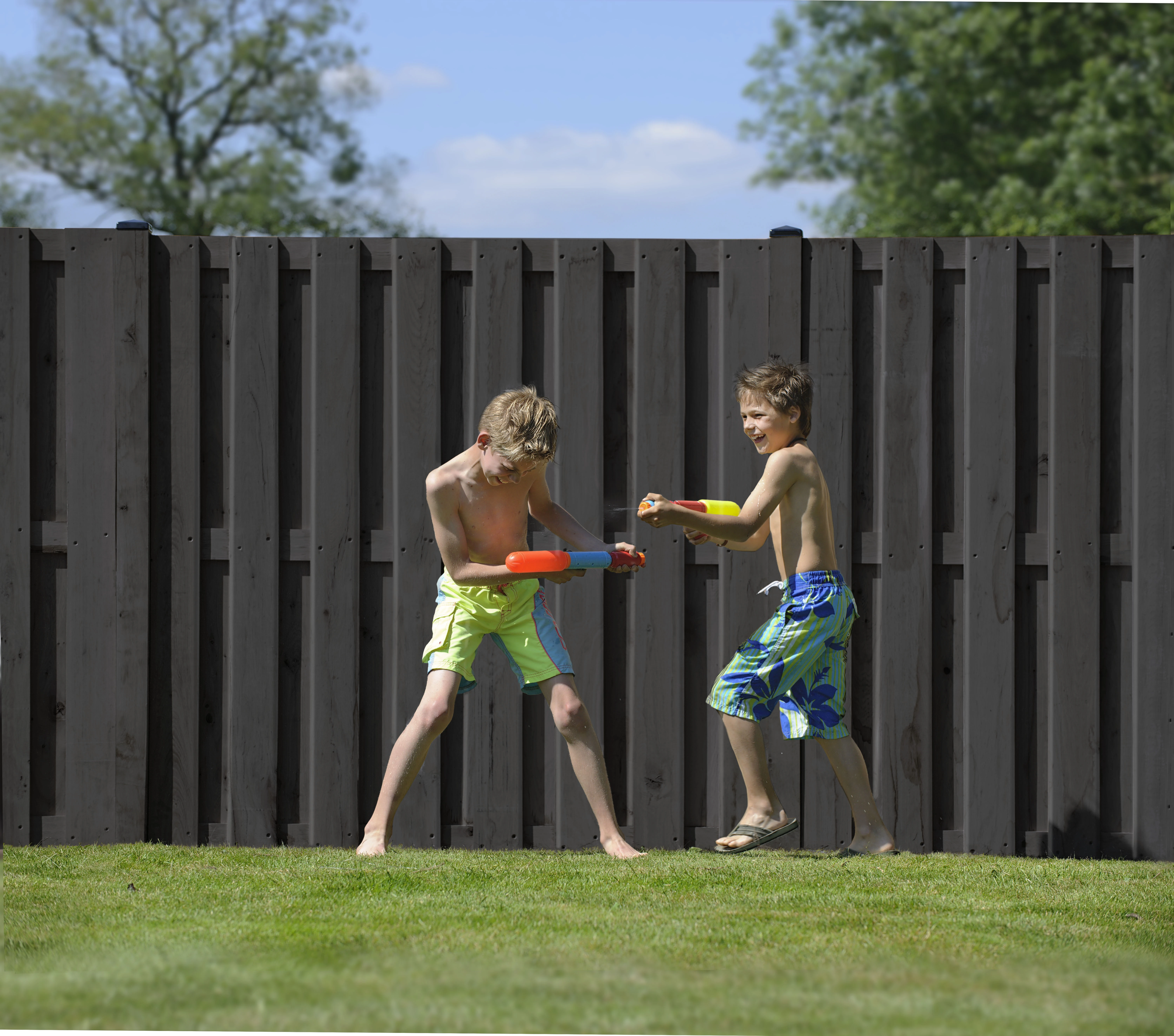 Poortdeur Zwart Geschaafd Stalen Frame 100 x 180 cm - Afbeelding 2