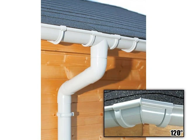 PVC Dakgoot GD16 Zeshoekig Dak - Grijs - 10.5-14 m - Afbeelding 1