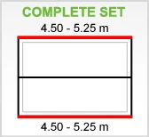 PVC Dakgoot Zadeldak E100 Zwart - Lengte 450 - 525 cm - Afbeelding 3