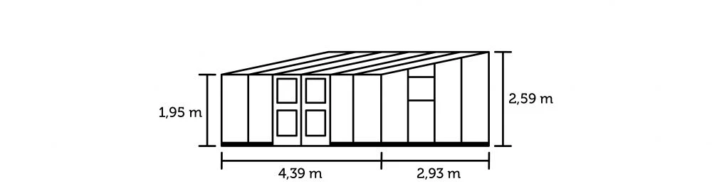 Royal Well Muurkas Veranda 12,9 Antracietgrijs Gecoat - Afbeelding 8