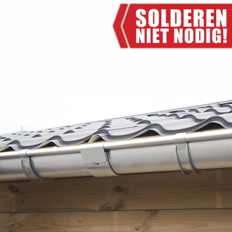 Zinken Dakgoot Lessenaarsdak Type 125 - Lengte 340-510 cm - Afbeelding 7