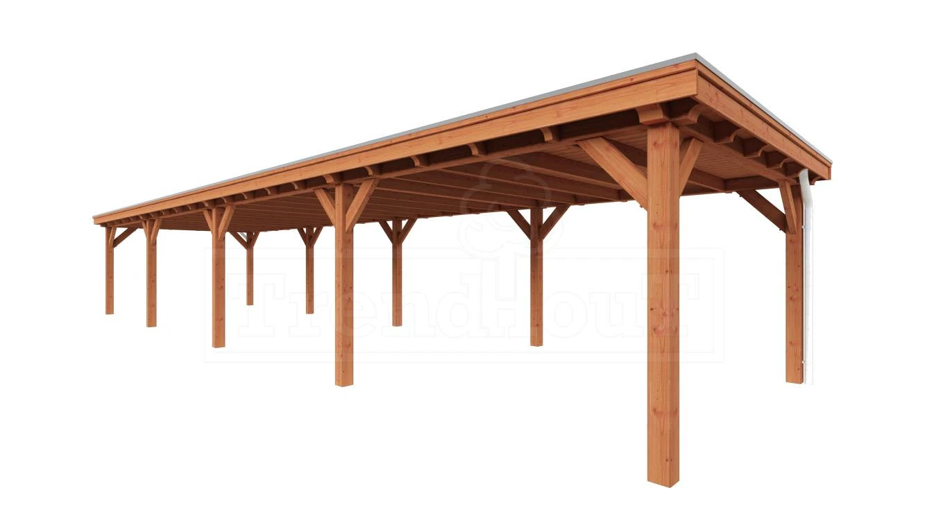 Trendhout Douglas Overkapping Siena 1470 x 415 cm (14700 x 4150 mm) - Afbeelding 1