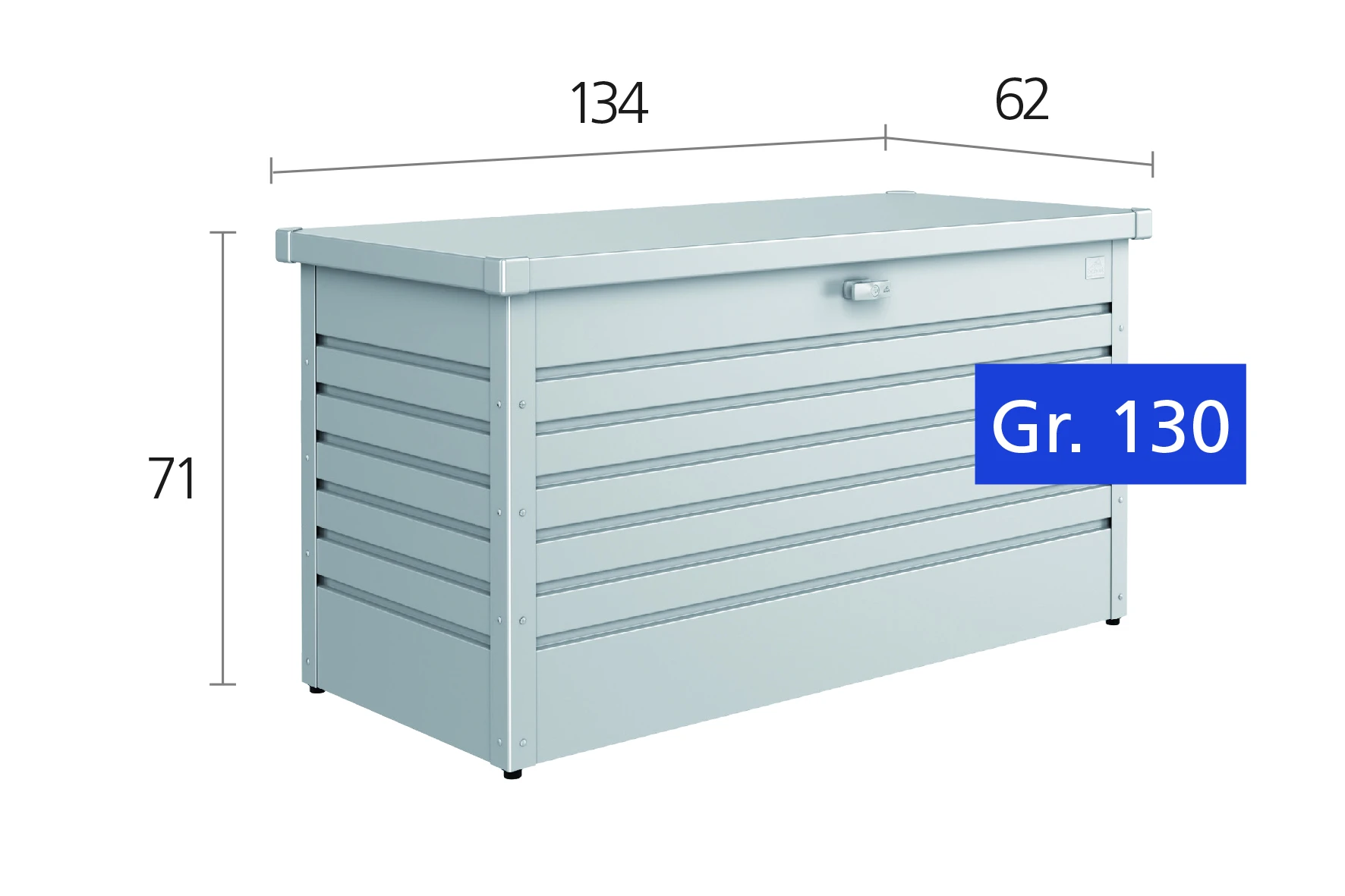 Biohort HobbyBox Donkergrijs 134 x 62 cm - Afbeelding 7