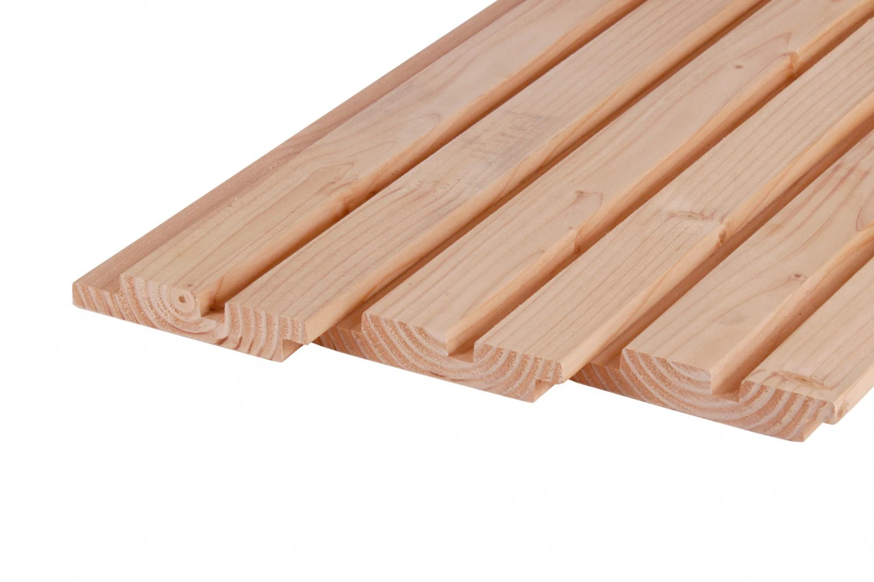 Douglas Rhombusprofielplank Dubbel 2.7 x 14.5 x 300 cm - Afbeelding 4