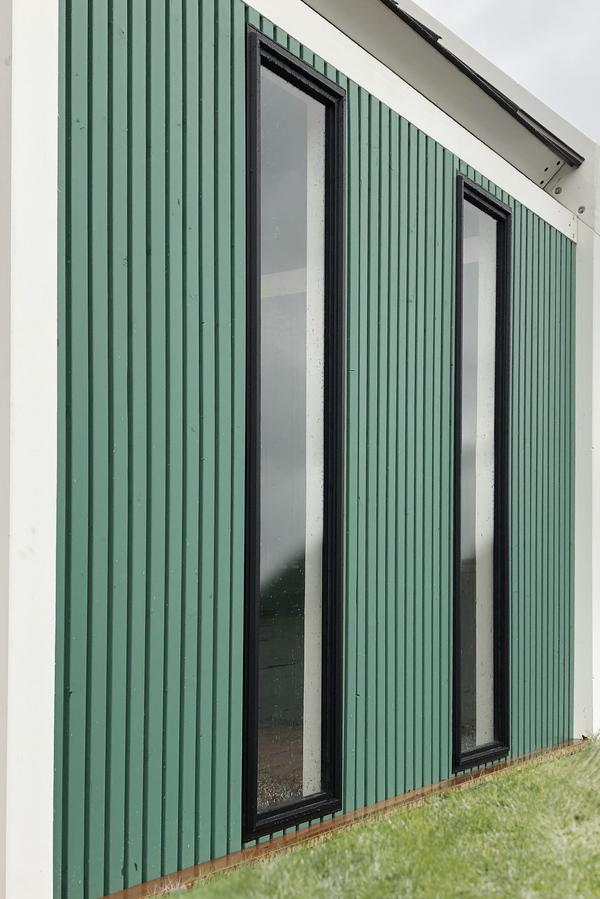 Aluminium Raam, Zwart gecoat Aluminium raamwerk, 50 x 224 cm - Afbeelding 2