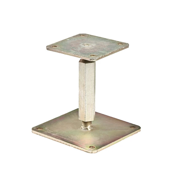 Paaldrager Verstelbaar 14-20 cm Grijs Verzinkt - Afbeelding 1