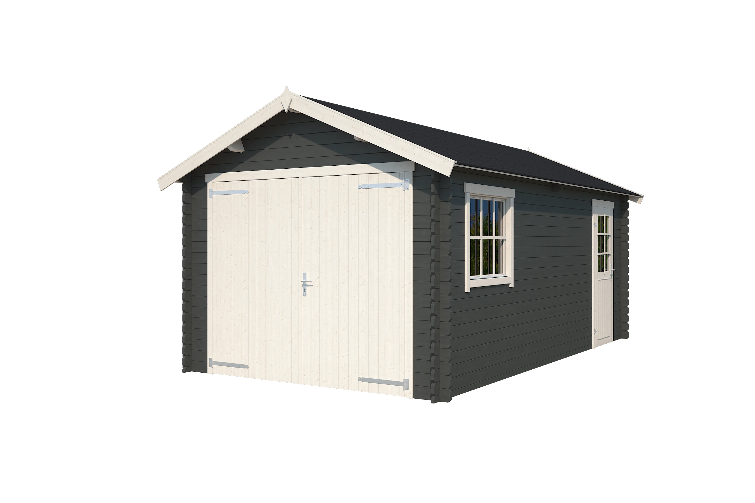 Outdoor life Garage Dillon Carbon Grey-Wit 540 x 300 cm - Afbeelding 2