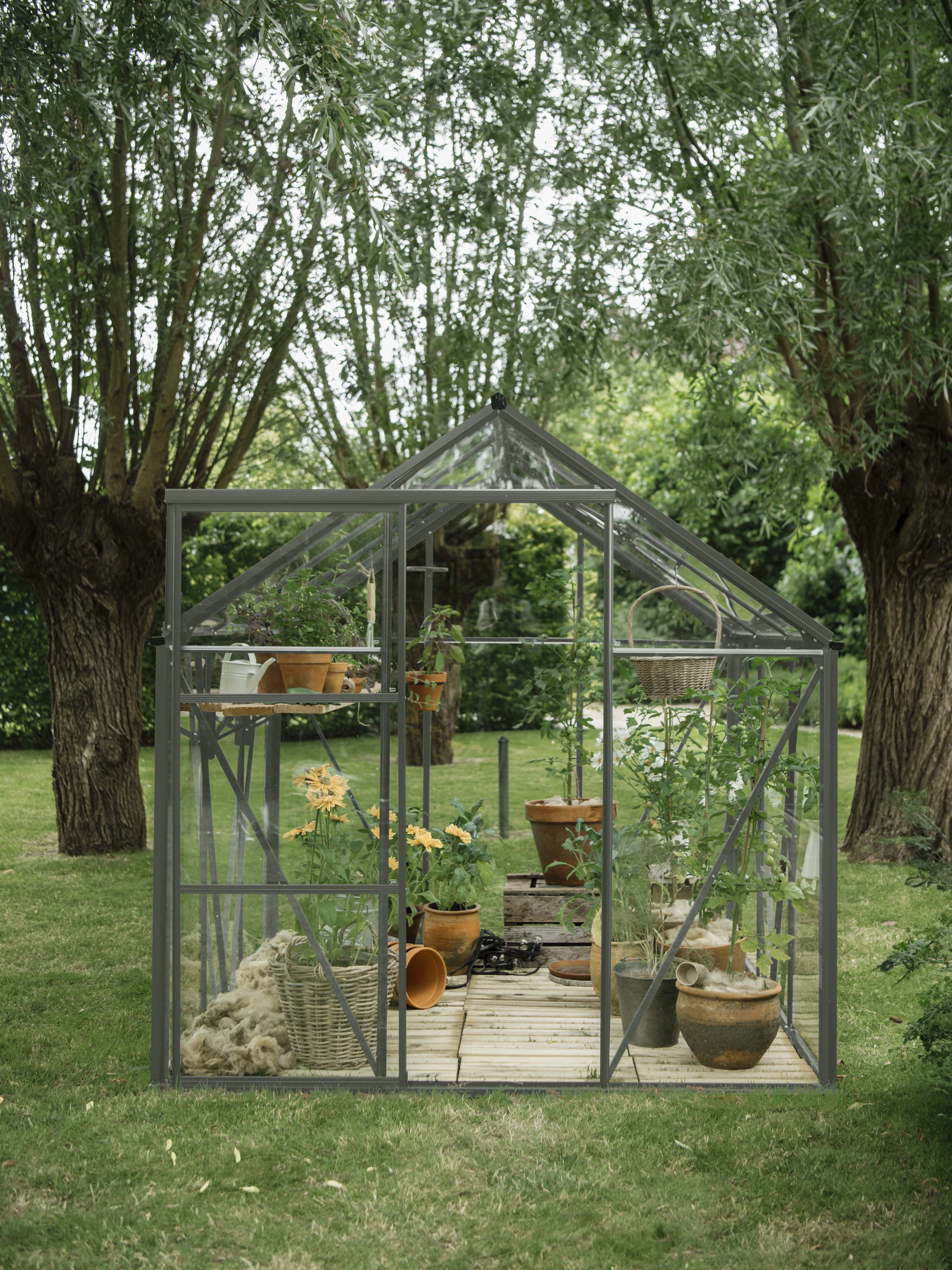 Royal Well Tuinkas Kate IV Full Options 192 x 375 cm Groengrijs - Afbeelding 1