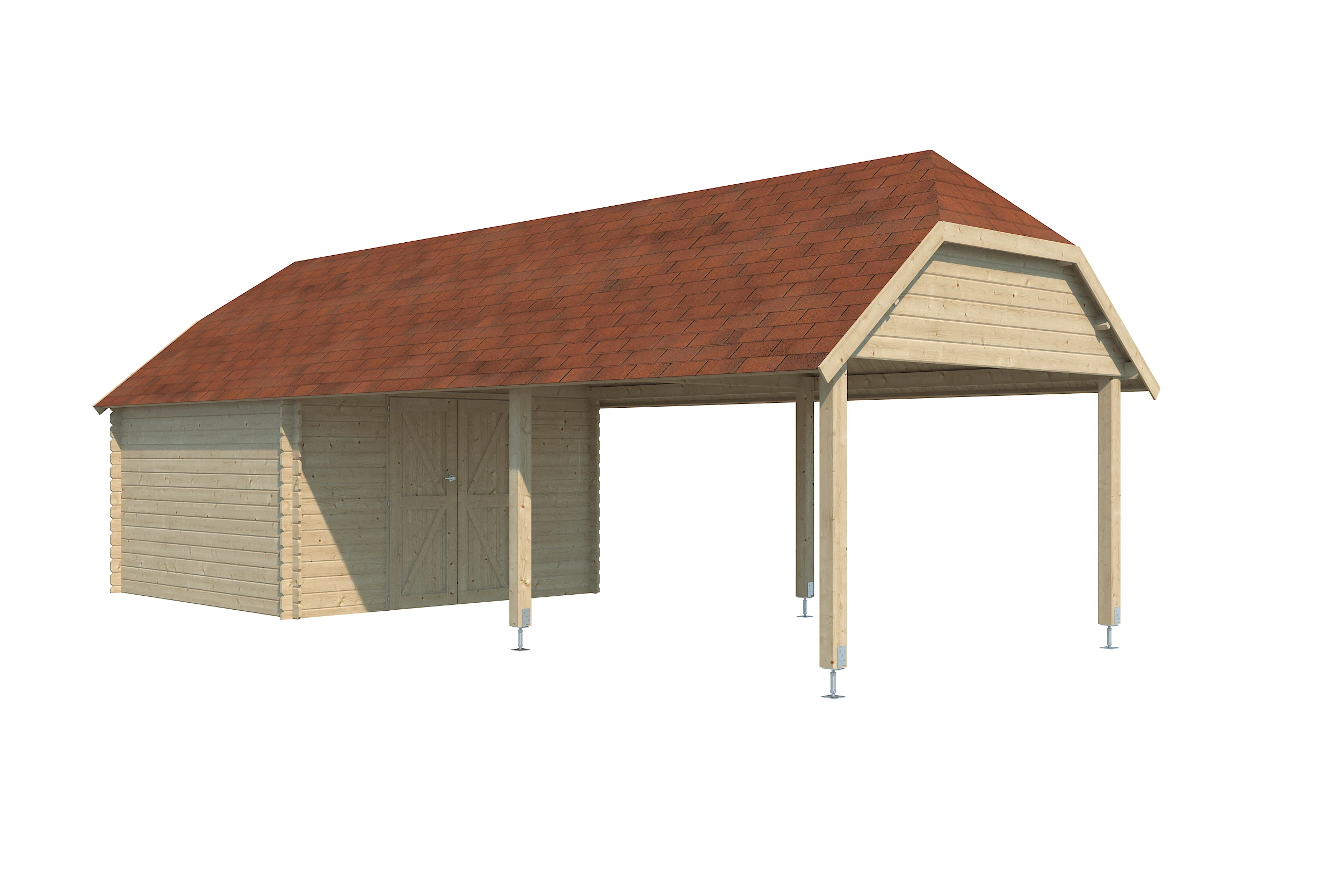 Woodlands Blokhut Oxford XXL 355 x 940 cm - Afbeelding 7