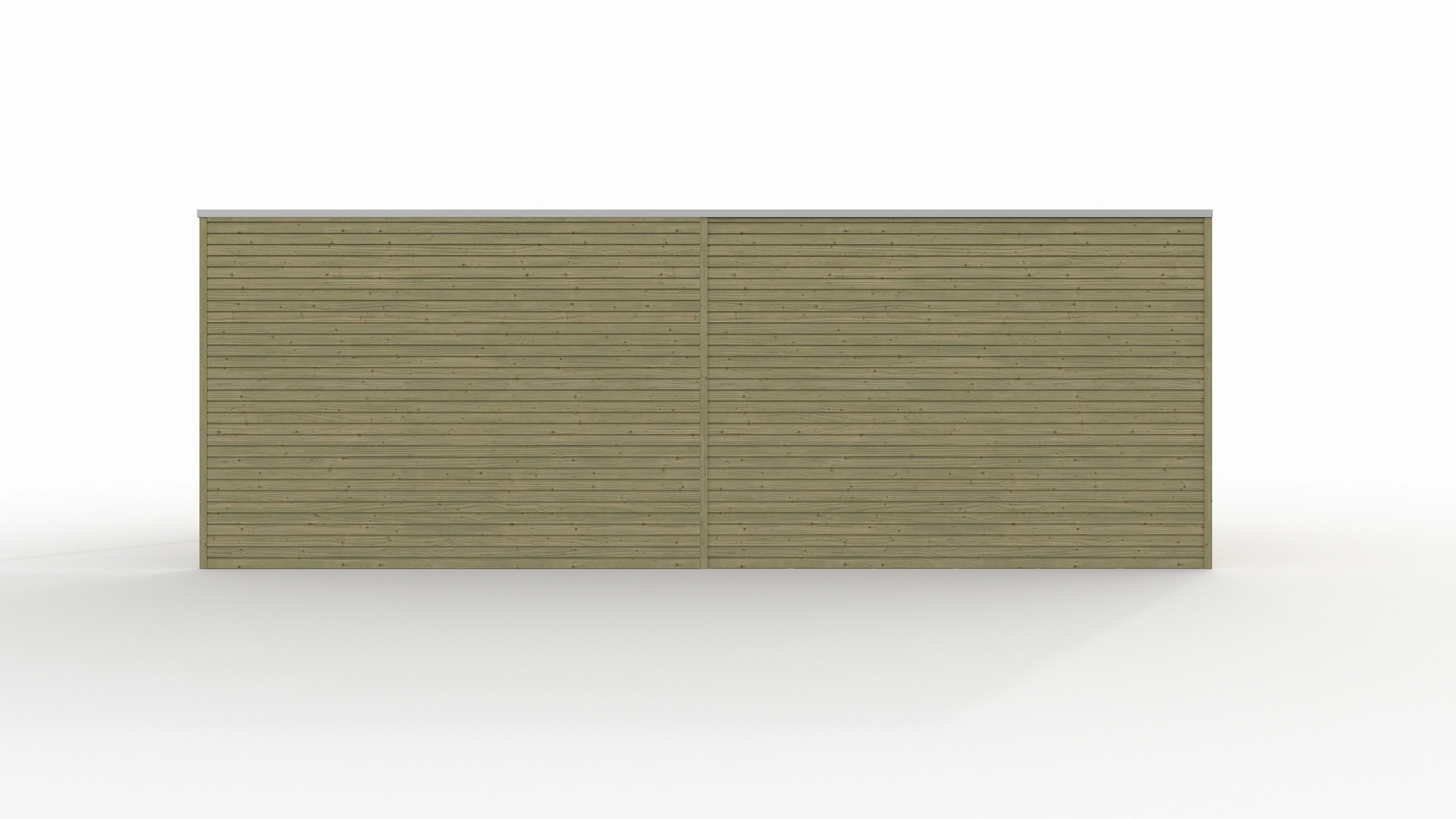 Woodlands Blokhut QBS Groen Geïmpregneerd 600 x 300 cm - Afbeelding 4