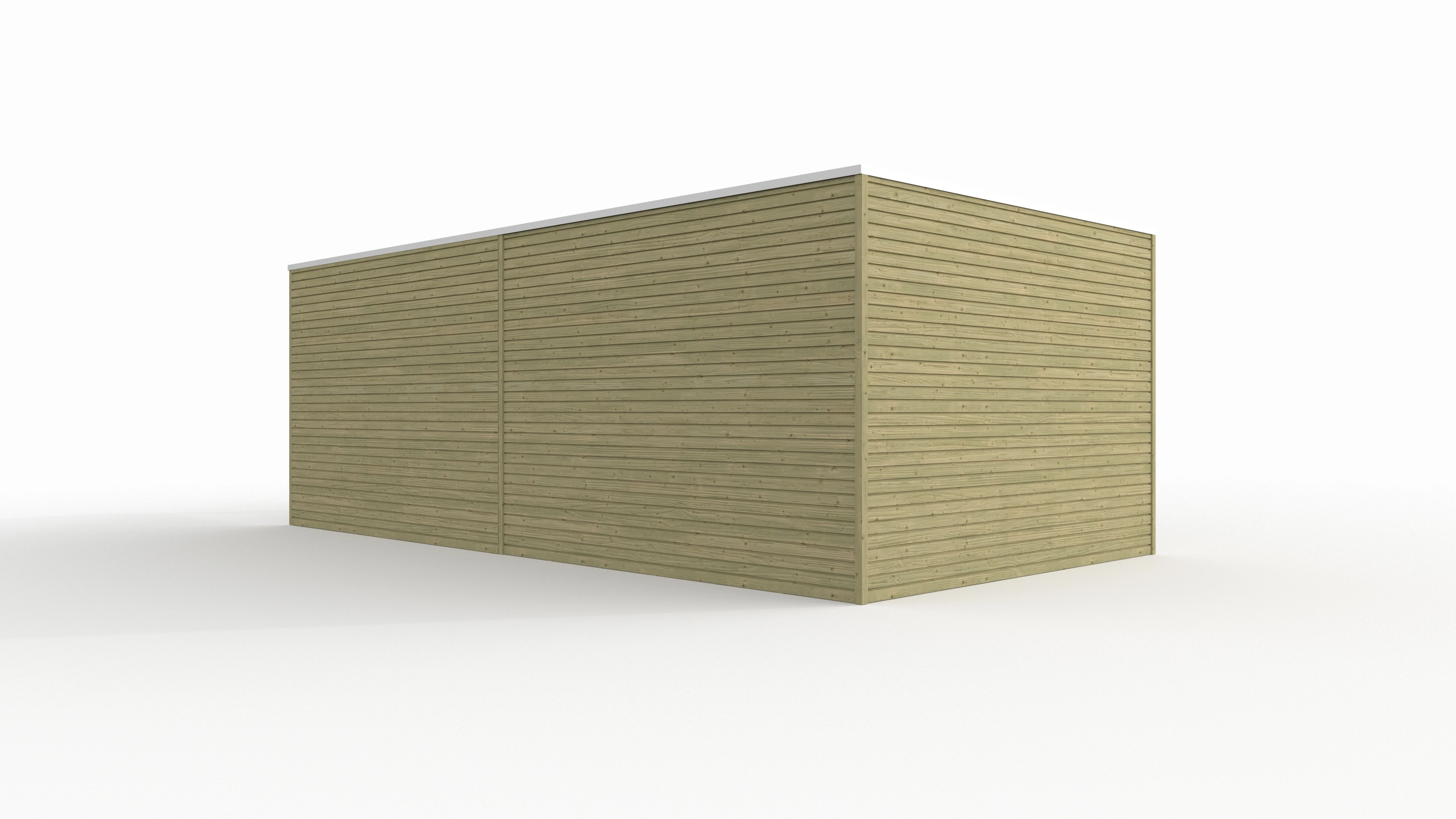 Woodlands Blokhut QBS Groen Geïmpregneerd 600 x 300 cm - Afbeelding 3