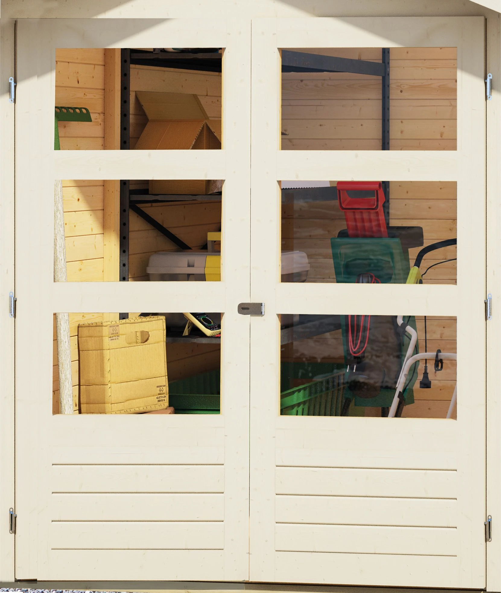 Tuinhuis Stockach 5 Grijs 330 x 282 - Afbeelding 3